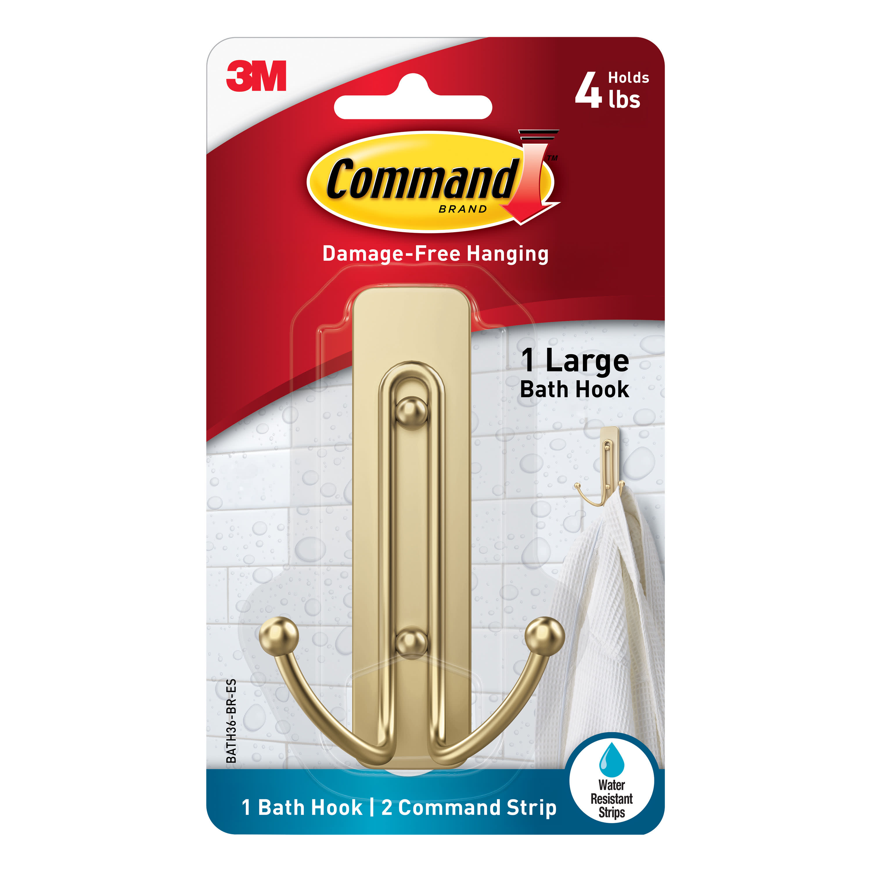 Command BATH36-BR-ES Utility-Hooks-Racks - View #12