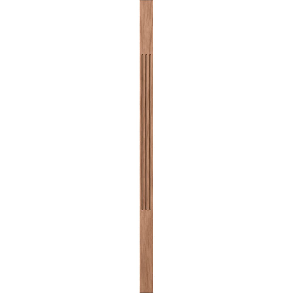 L.J. Smith Stair Systems LJF-5360-WO 38 38-in x 1.75-in Unfinished White Oak Square Top Stair Baluster