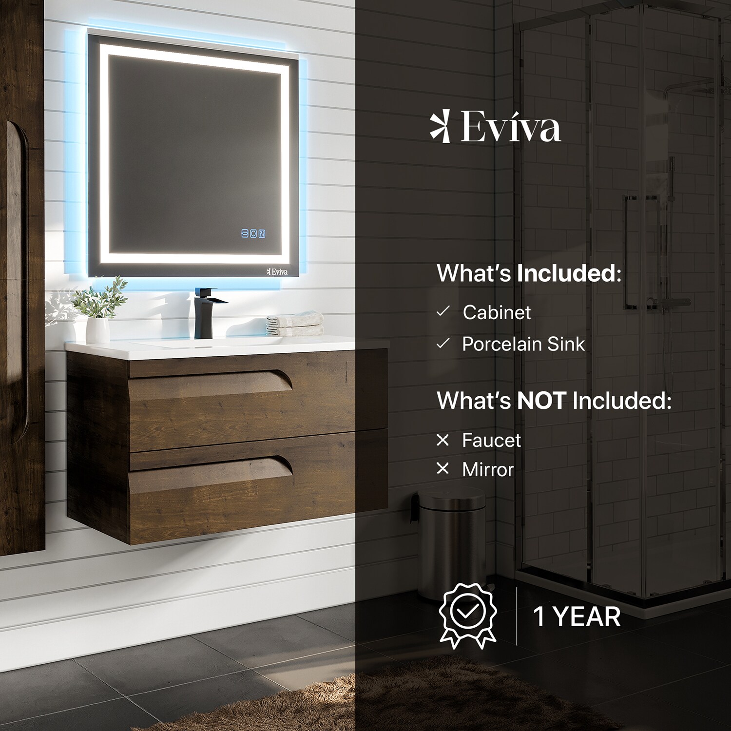 Eviva EVVN23-36RW-WMN Bath-Vanity-Combo - View #7