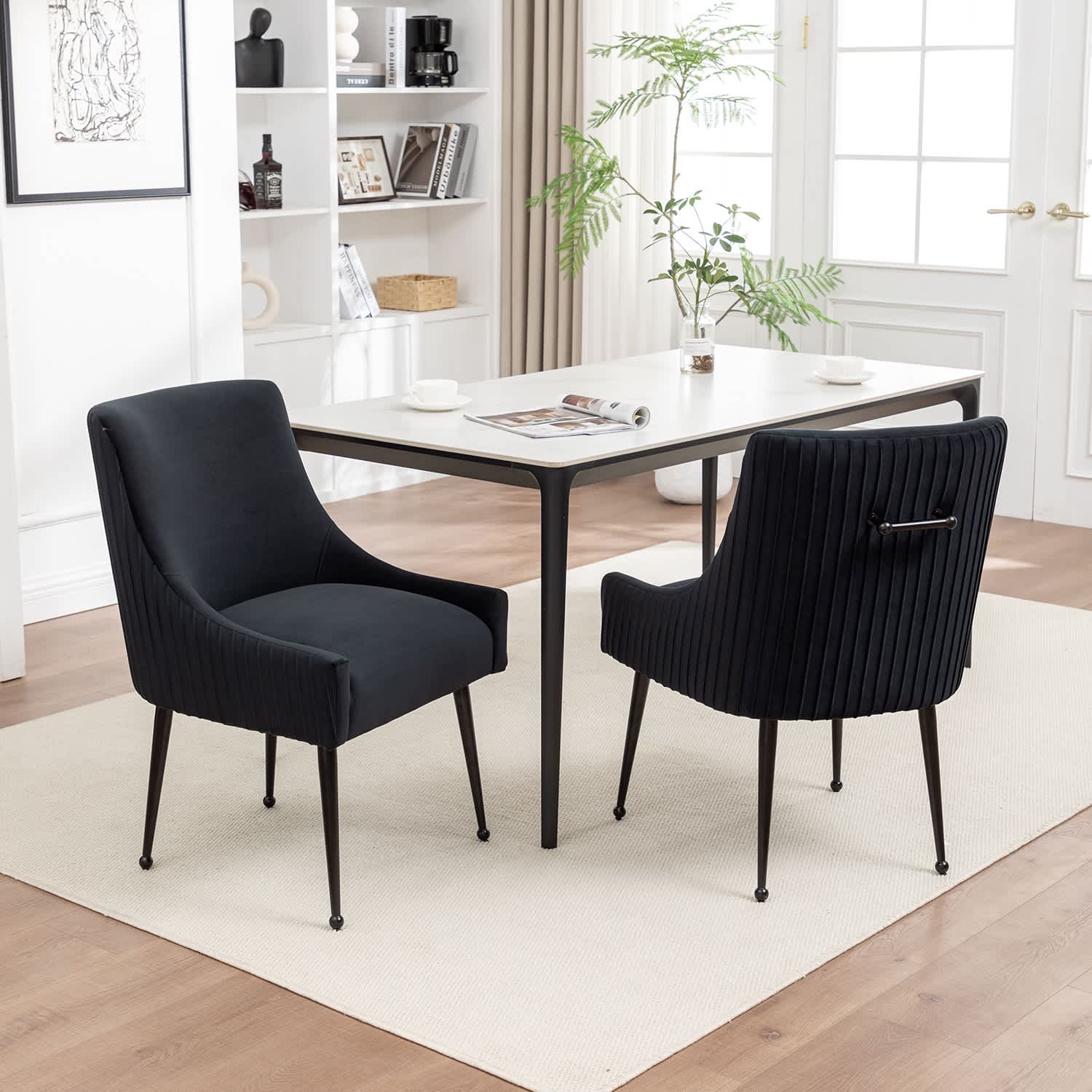 SEYNAR XY784-BLACK-S6 Dining-Chairs - View #2