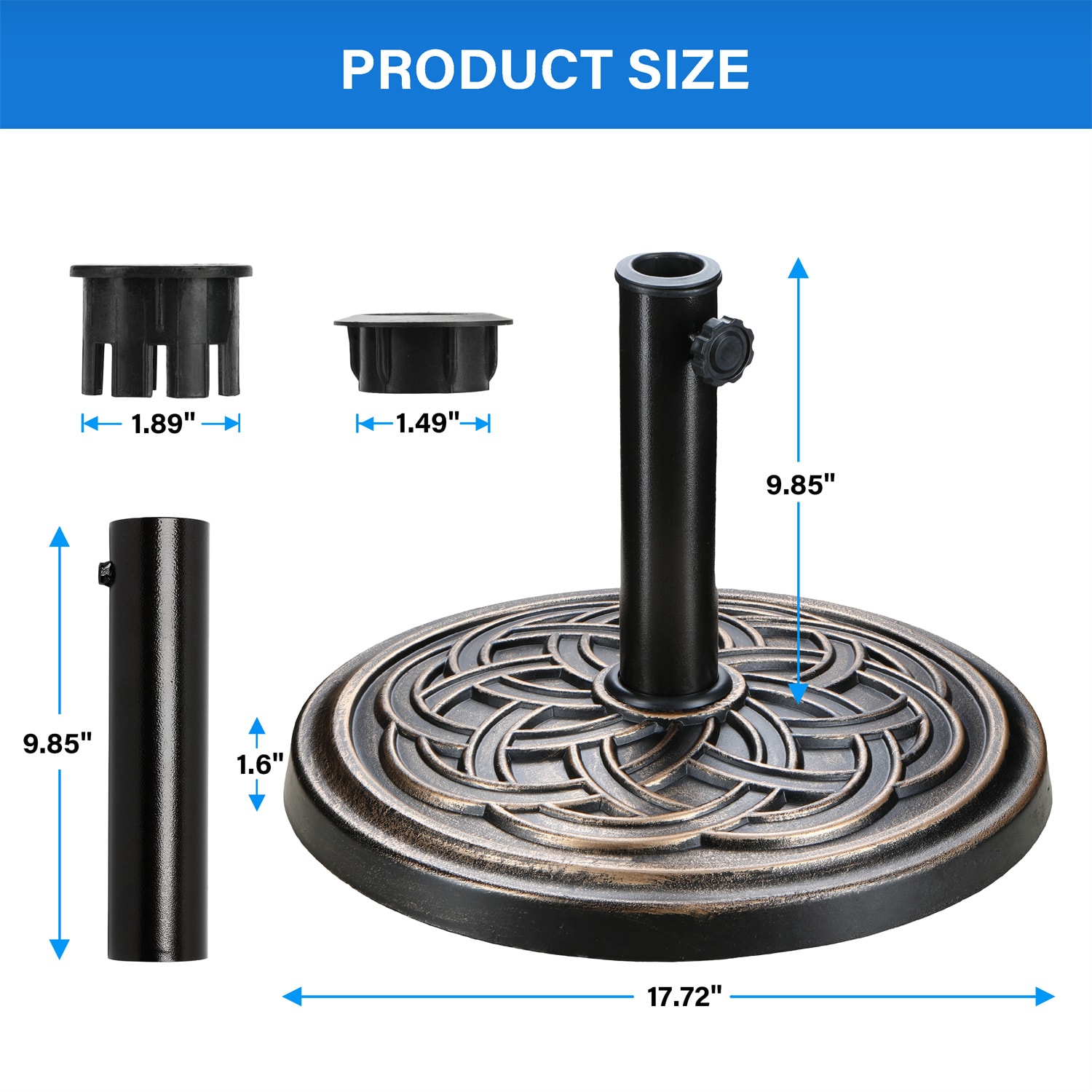 BABOOM BOM-58243-OR Umbrella-Bases - View #2