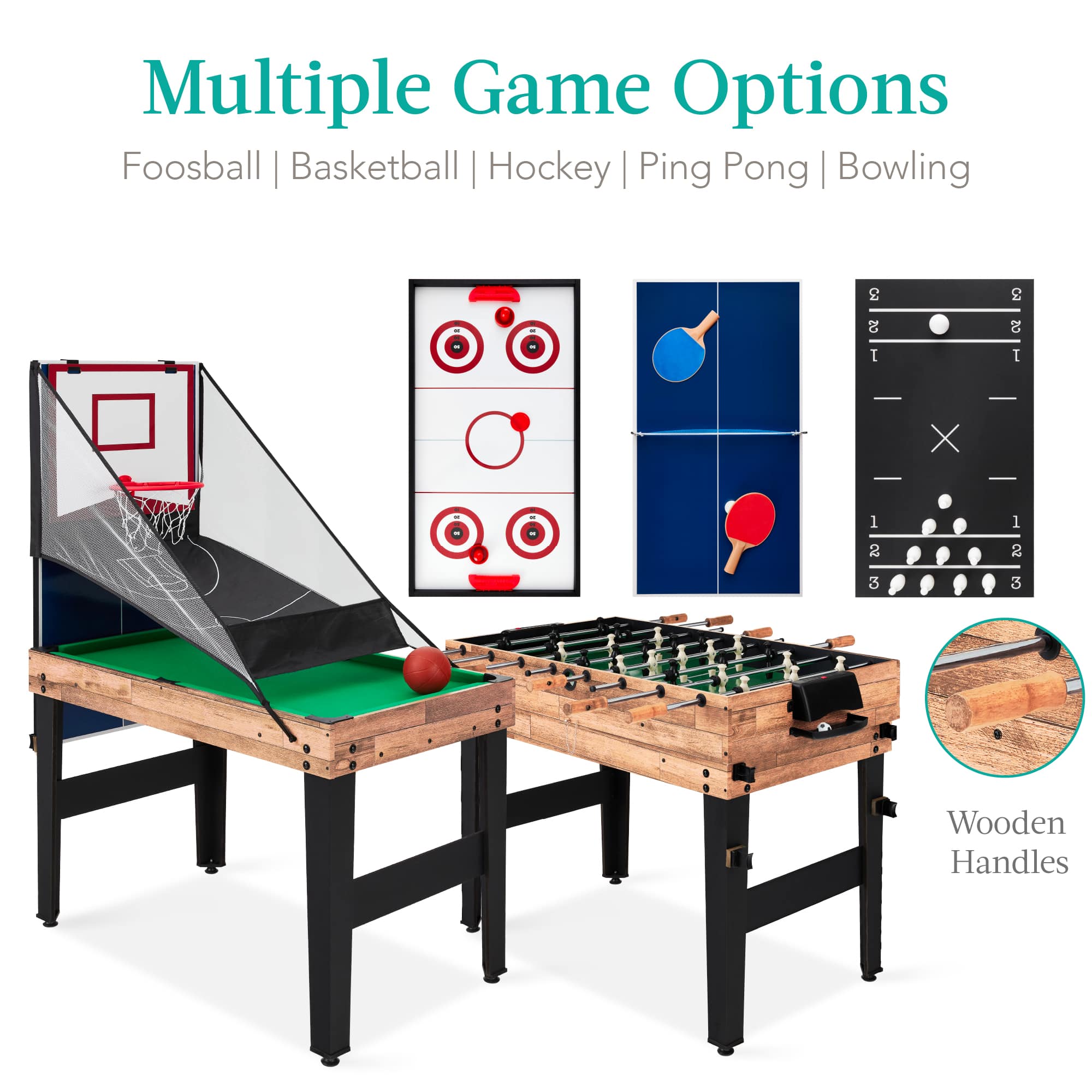 Best Choice Products SKY6712 Multi-Game-Tables - View #2