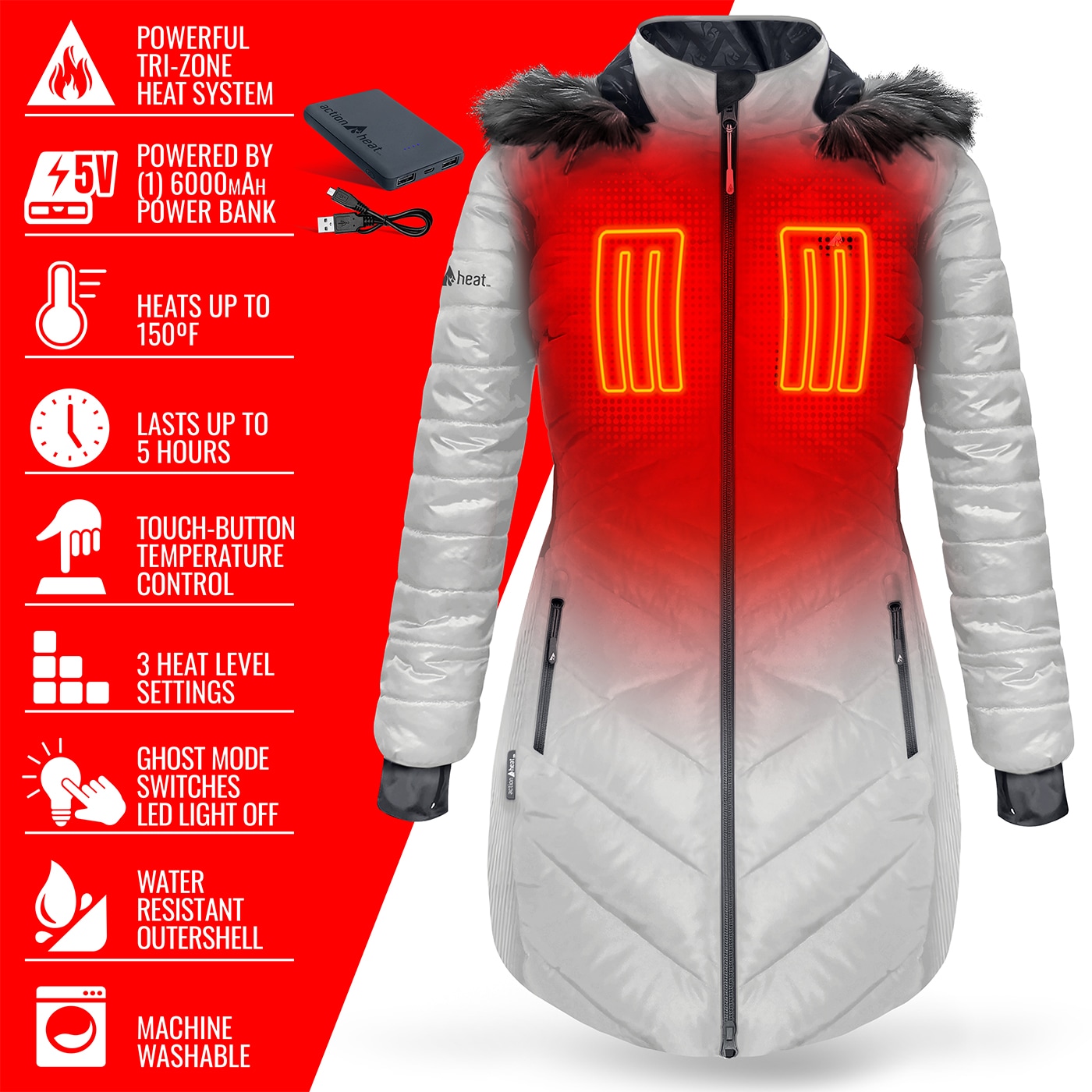 ActionHeat AH-LPJKT-5V-W-AW-XXL Jackets-Coats - View #8