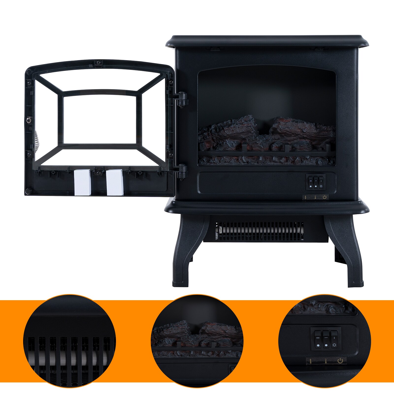 Maocao Hoom FZ67851 Electric-Fireplaces - View #5