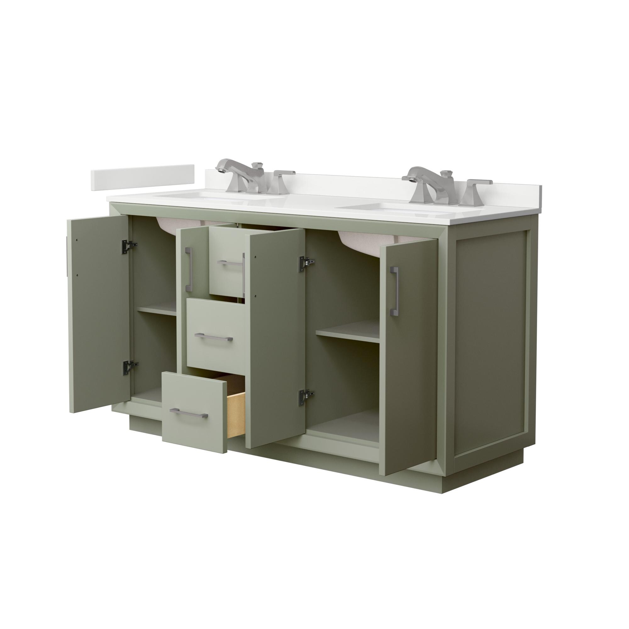 Wyndham Collection WCF414160DLGWQUS3MXX Bath-Vanity-Combo - View #2