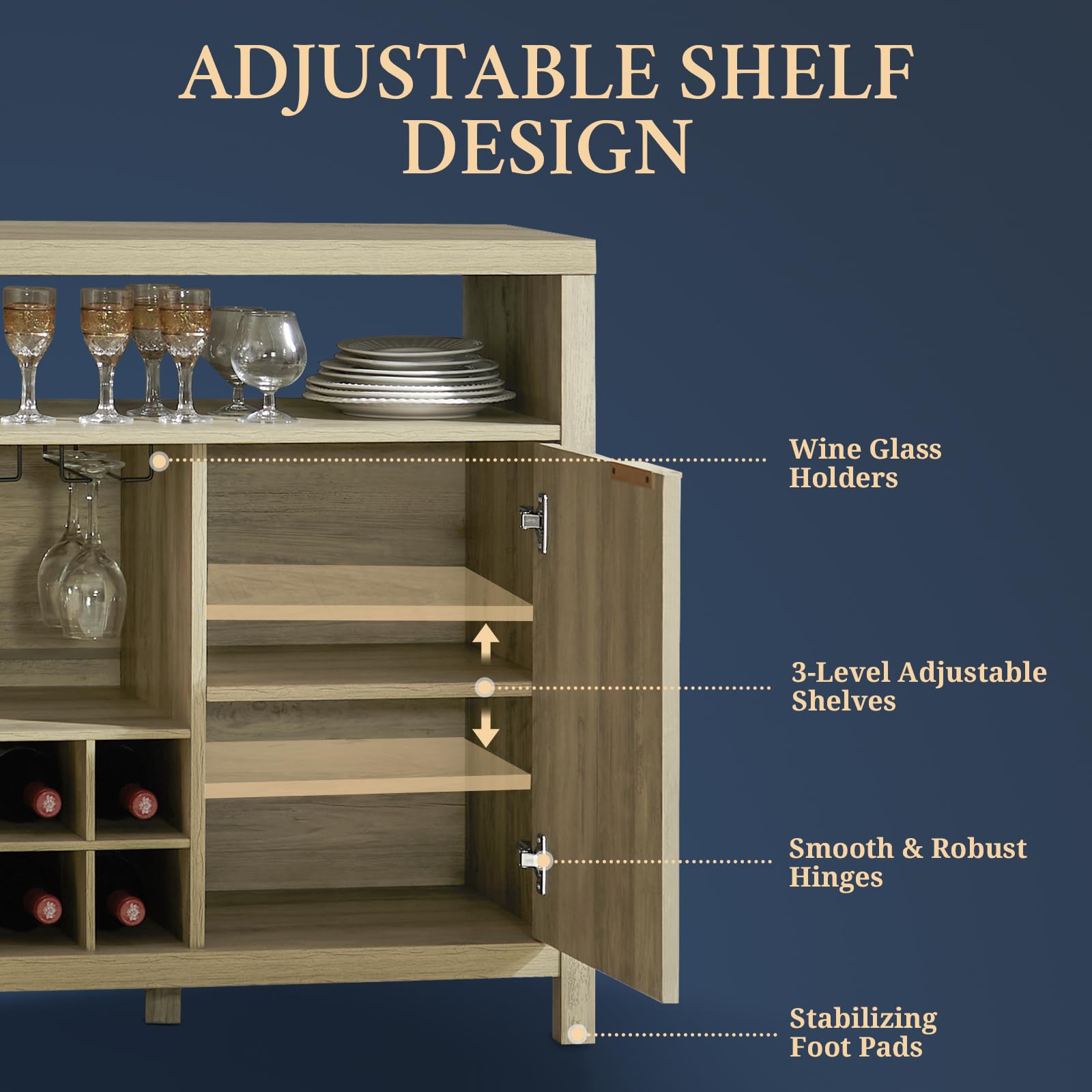 LTMATE LSAFSB0001GD Wine-Racks - View #3
