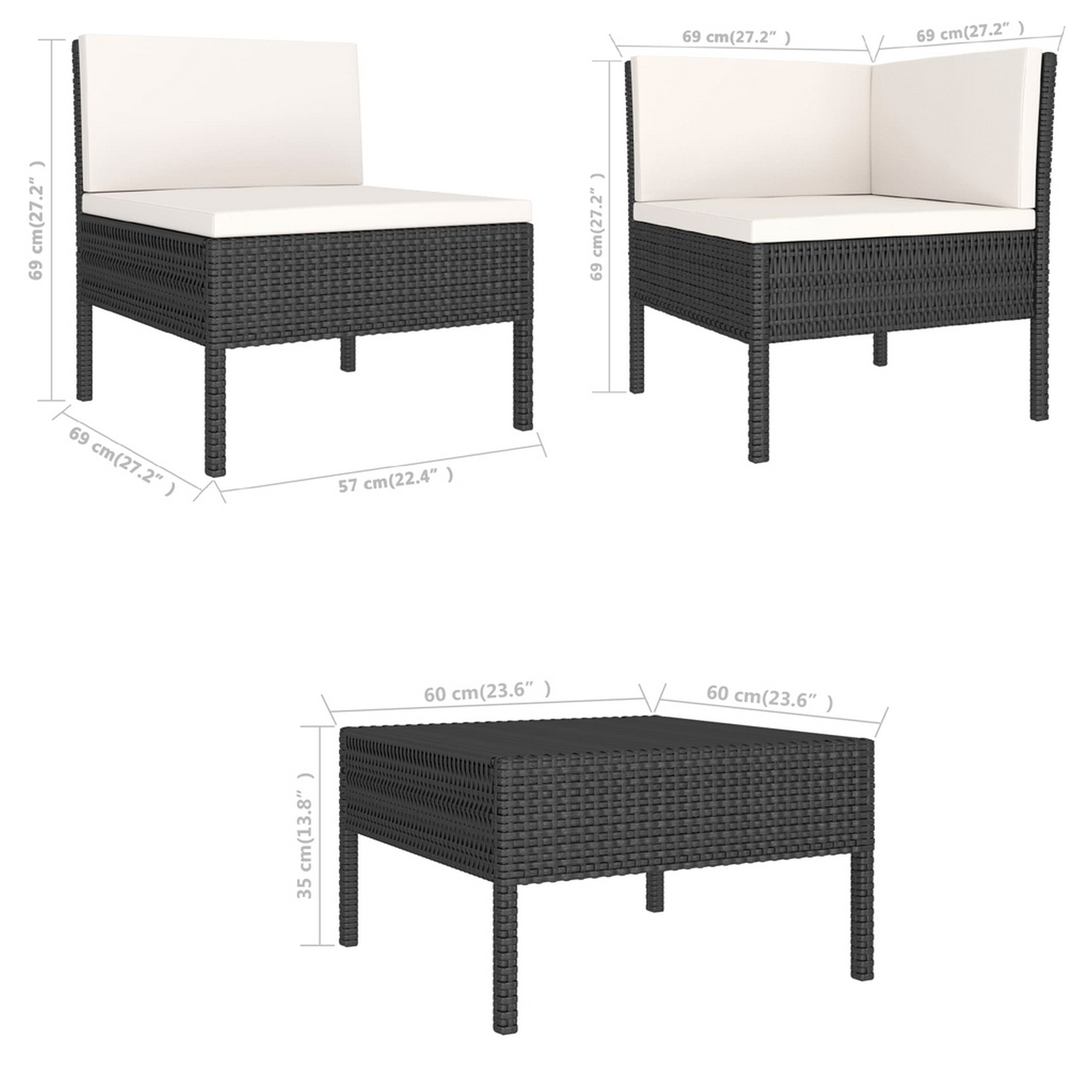 Benzara BM326404 Patio-Conversation-Sets - View #5