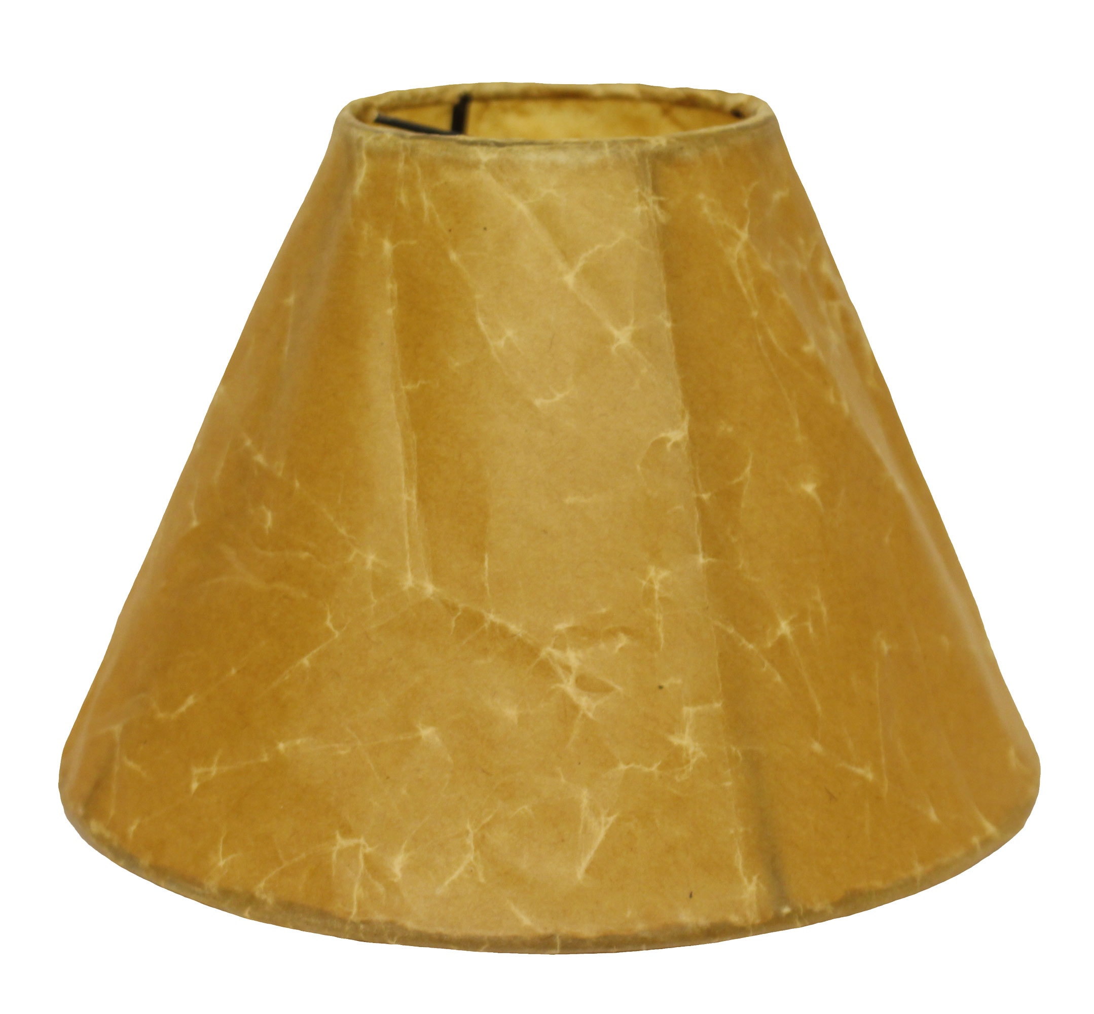 Cloth & Wire SI03555 6.25-Inches x 12-Inches Brown Paper Empire Lamp Shade