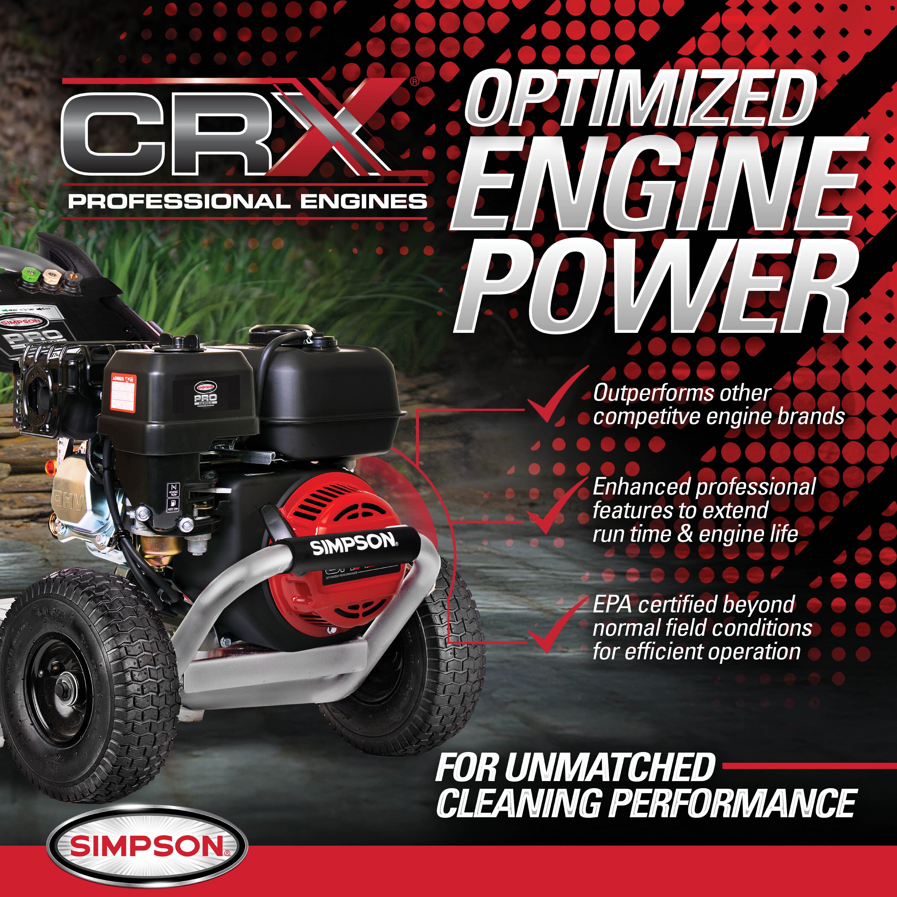 SIMPSON Powershot 3500 PSI 2.5-GPM Cold Water Gas Pressure Washer