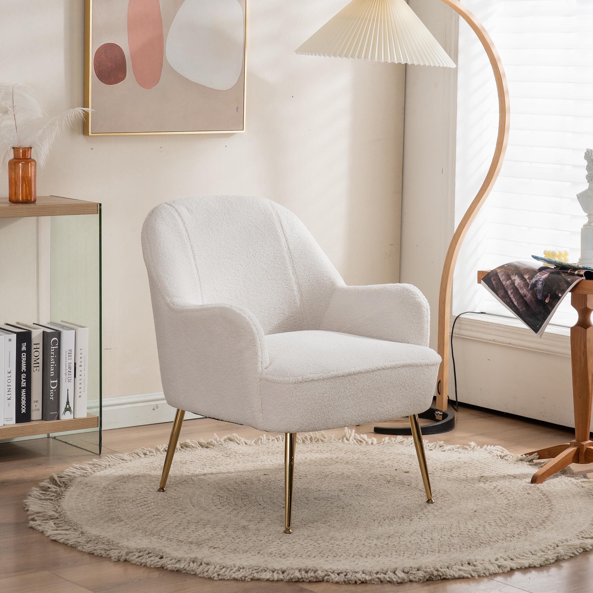 Modern ivory deals accent chair