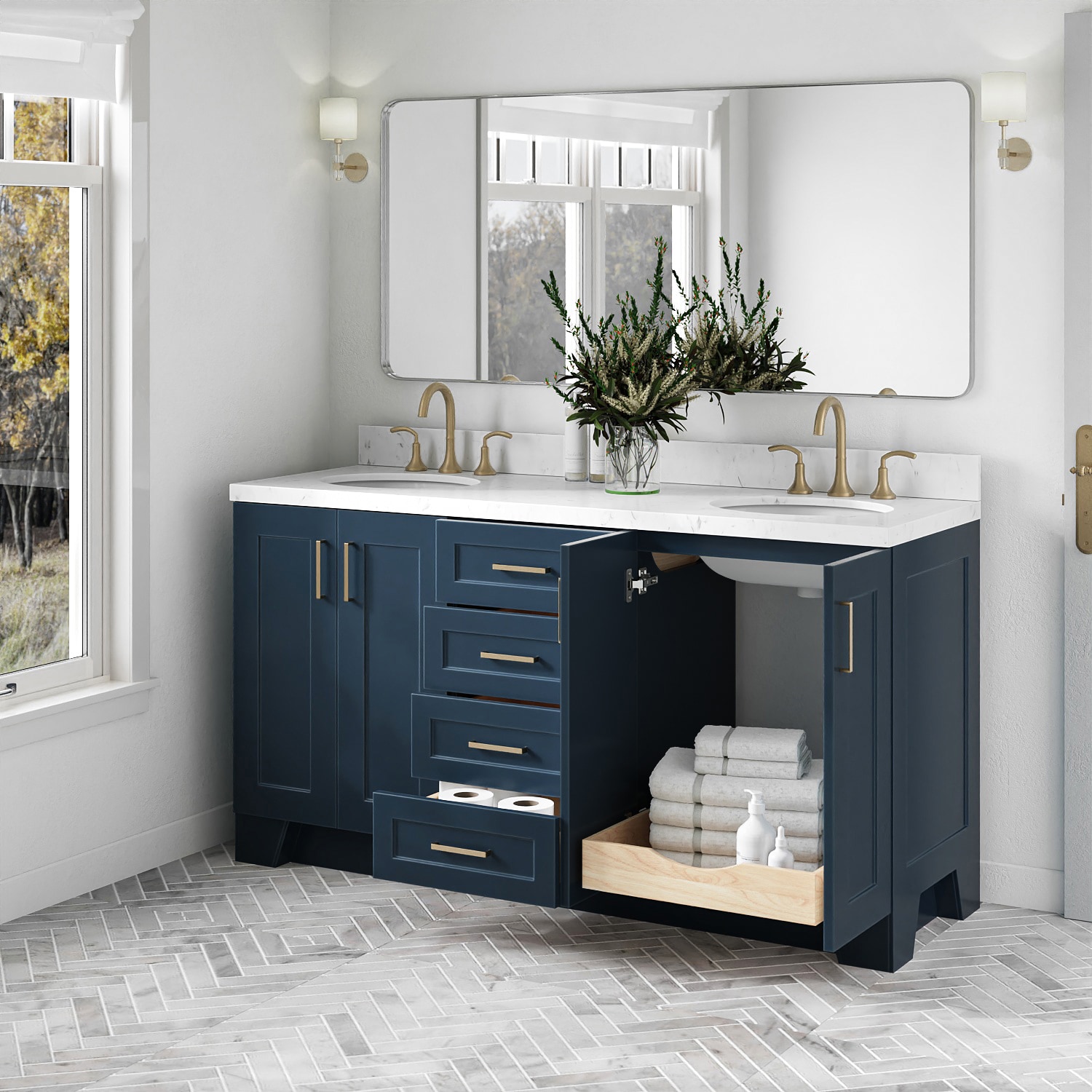 ARIEL Q066DCQOVOMNB Bath-Vanity-Combo - View #3