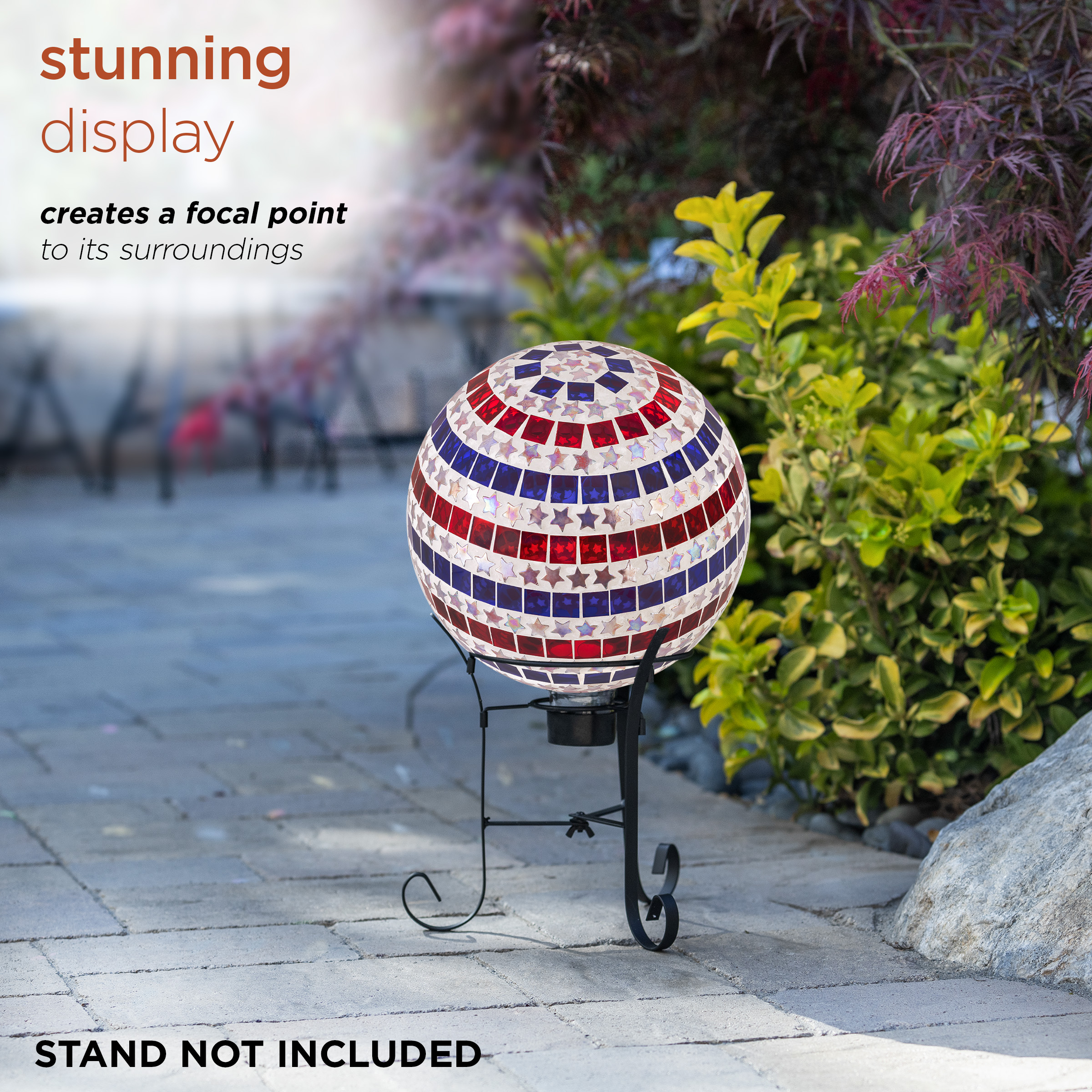 Alpine Corporation HGY434 Gazing-Ball-Stand - View #5