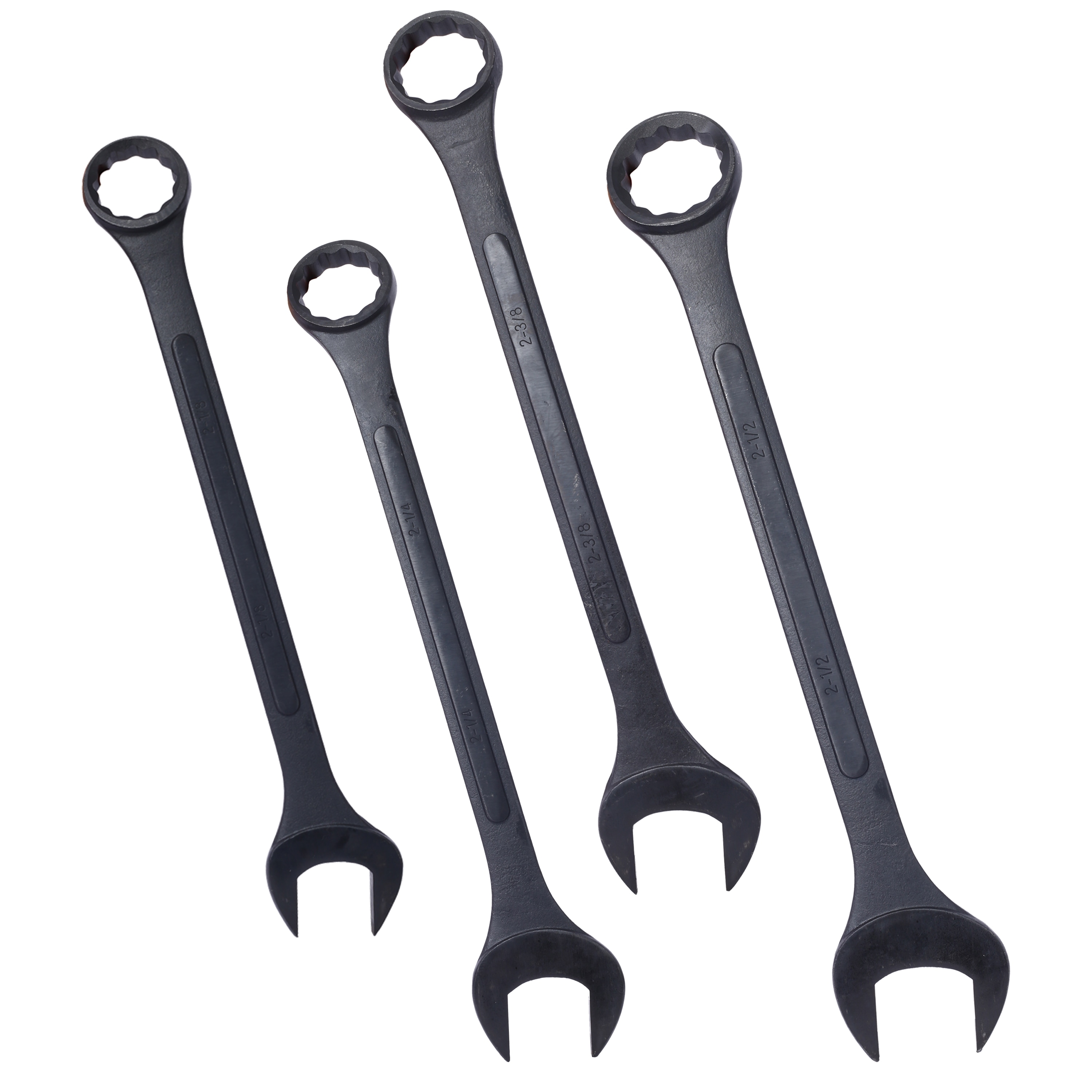 Siavonce 4 -Piece 2-1/8-in Standard (SAE) Jumbo crowfoot Combination Wrench Includes Soft Case