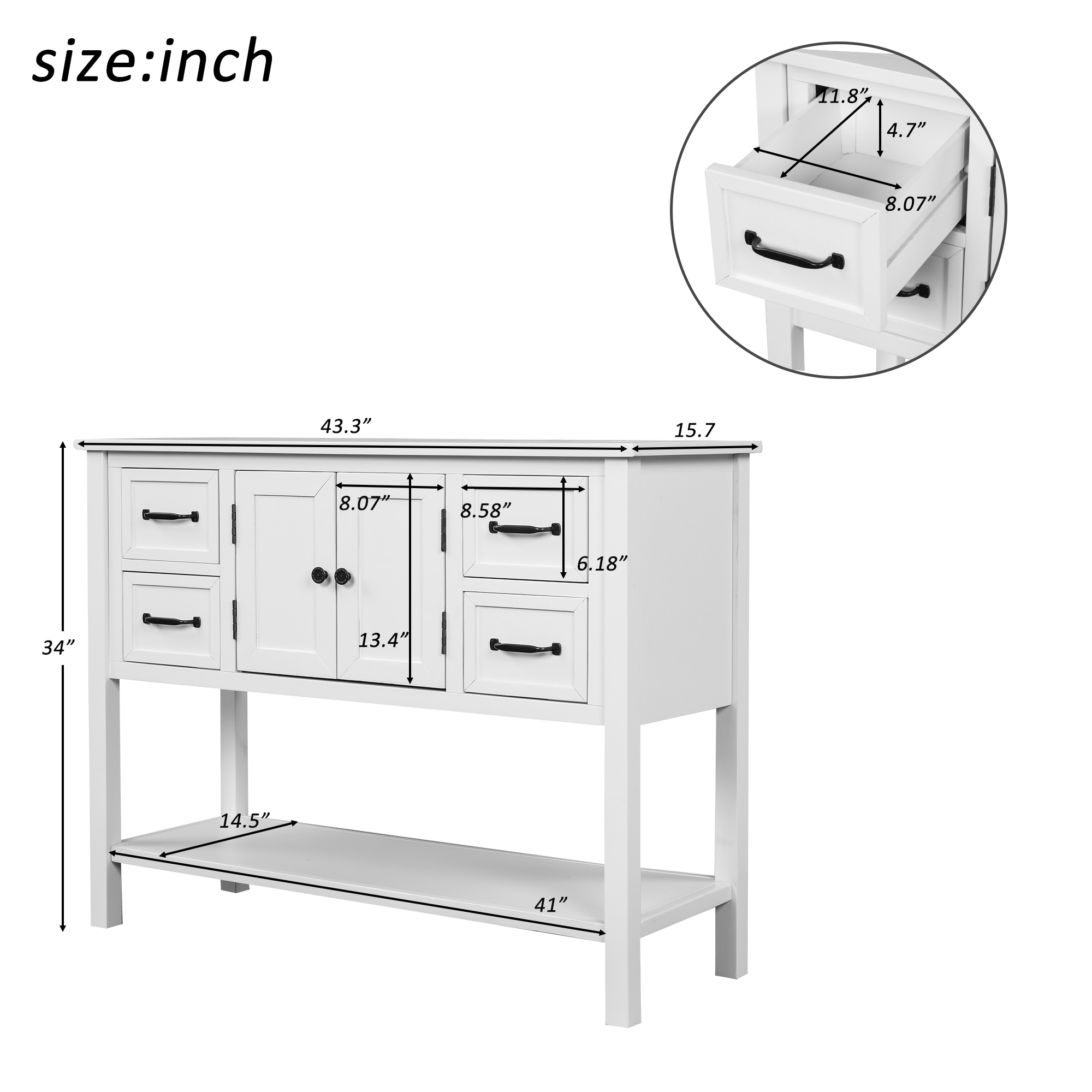 CASAINC BH-620AAK Console-Sofa-Tables - View #10