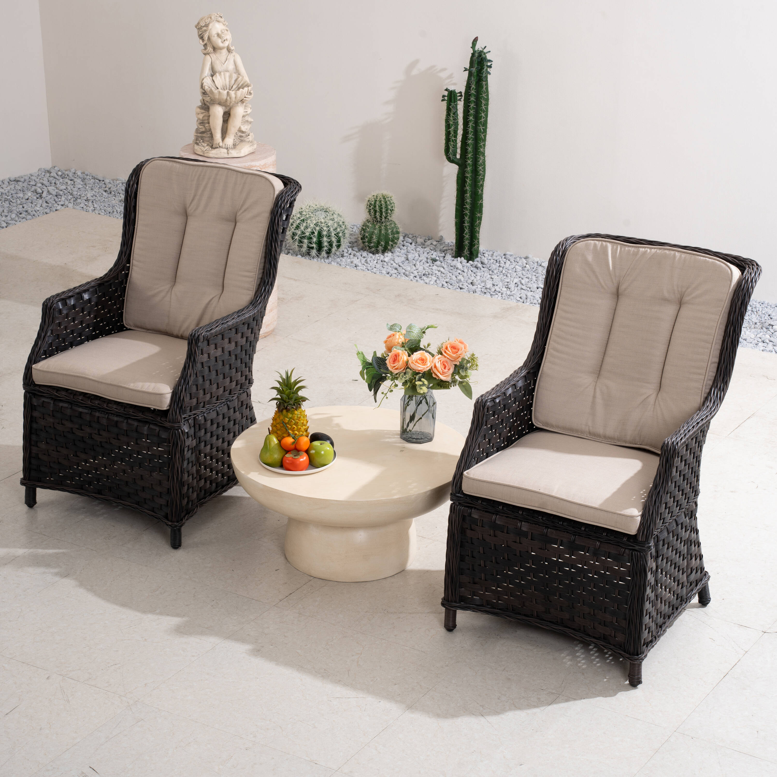 Direct Wicker DWT-240190BE&010B2 Patio-Dining-Sets - View #2