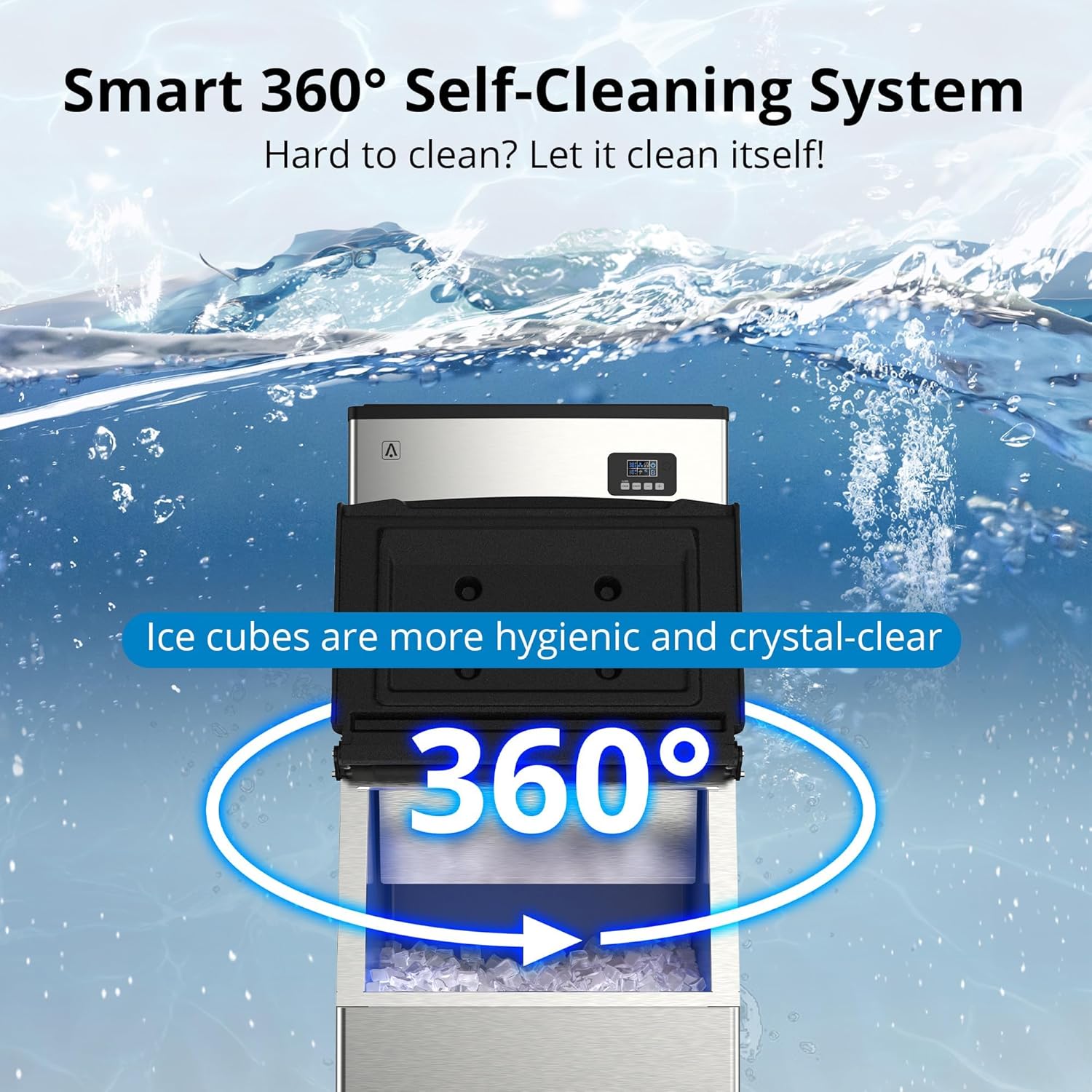 Qeetex LHF-ZBJ-PHO-0X8XBYDI Commercial-Ice-Makers - View #4