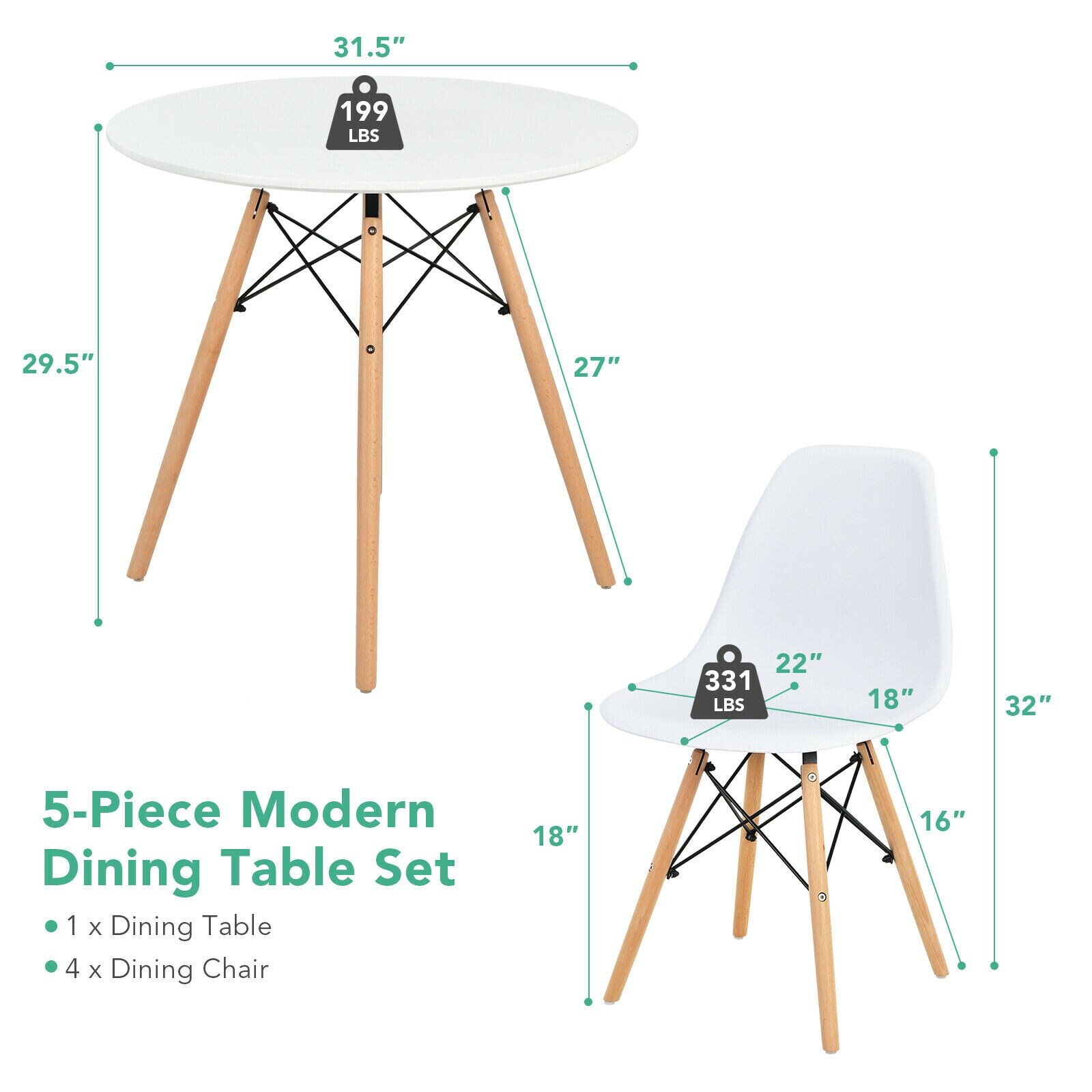SUGIFT LW018SUGHY1343 Dining-Sets - View #3