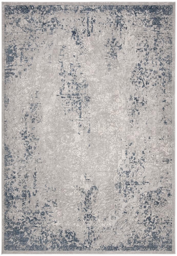 Safavieh INV468F-5 Invista Bije 5 x 8 (ft) Loomed Synthetic Gray/Ivory Rectangular Indoor Abstract Industrial Area rug