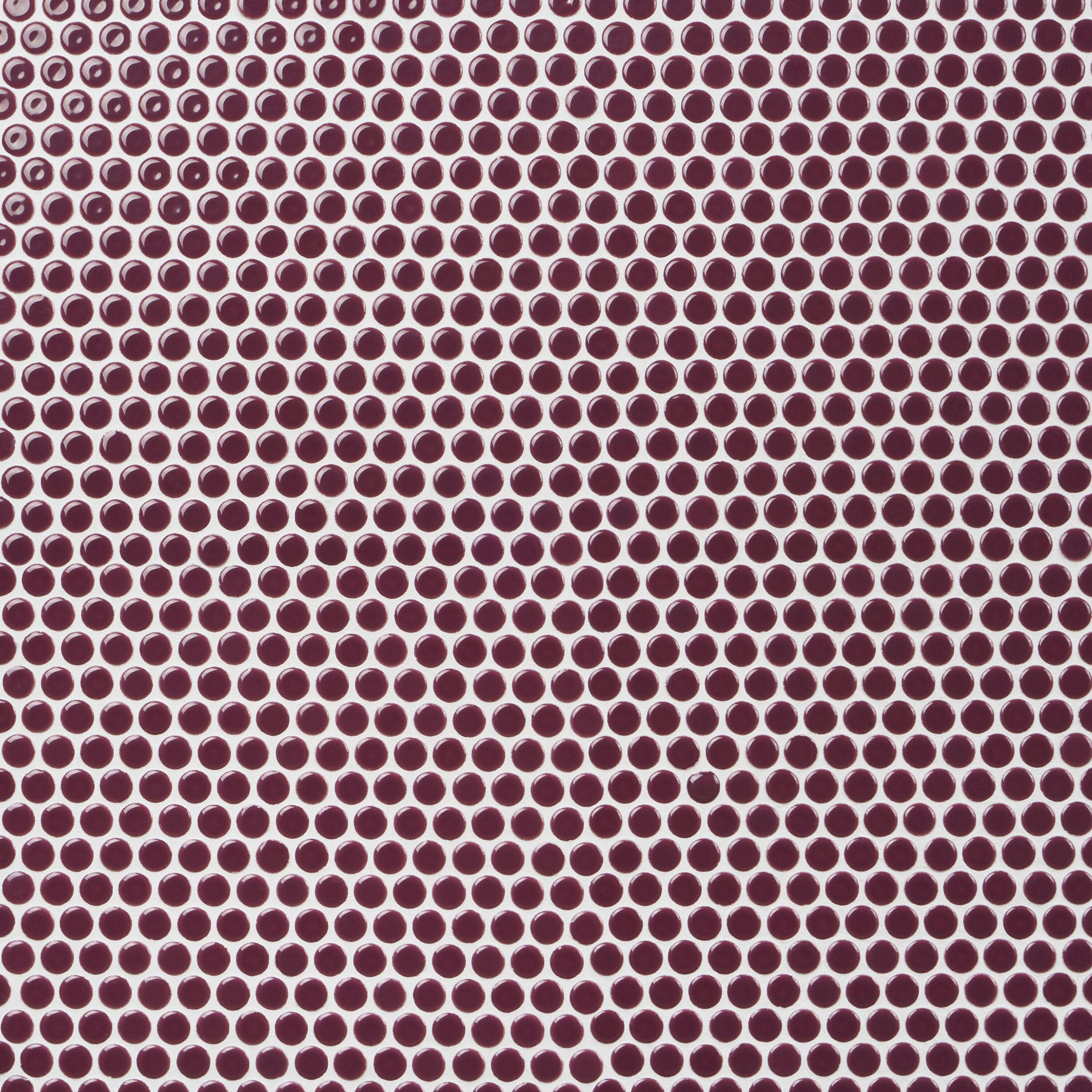 Artmore Tile EXT3RD104455 Basic Plum 12-in x 12-in Polished Ceramic Patterned Hexagon Mosaic Floor and Wall Tile ( 1-sq ft Piece )