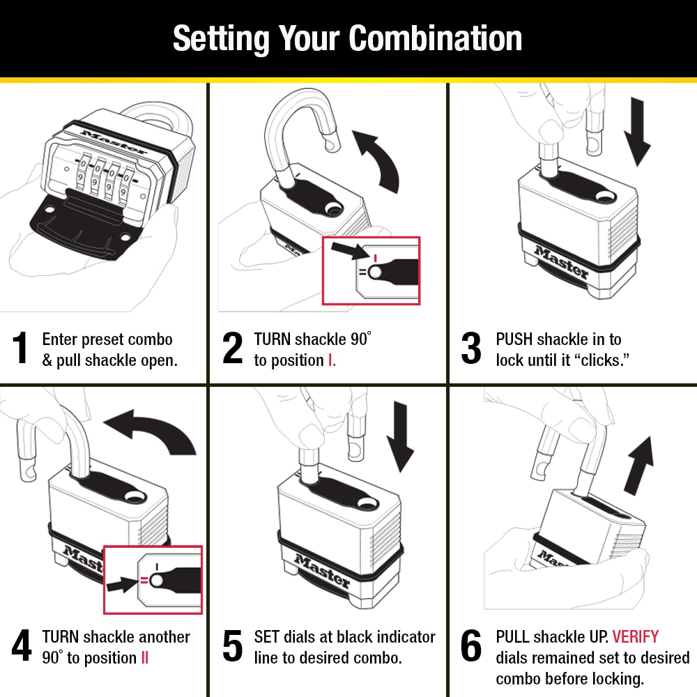 Master Lock M175DLJ Padlocks-Locks-Cables - View #5