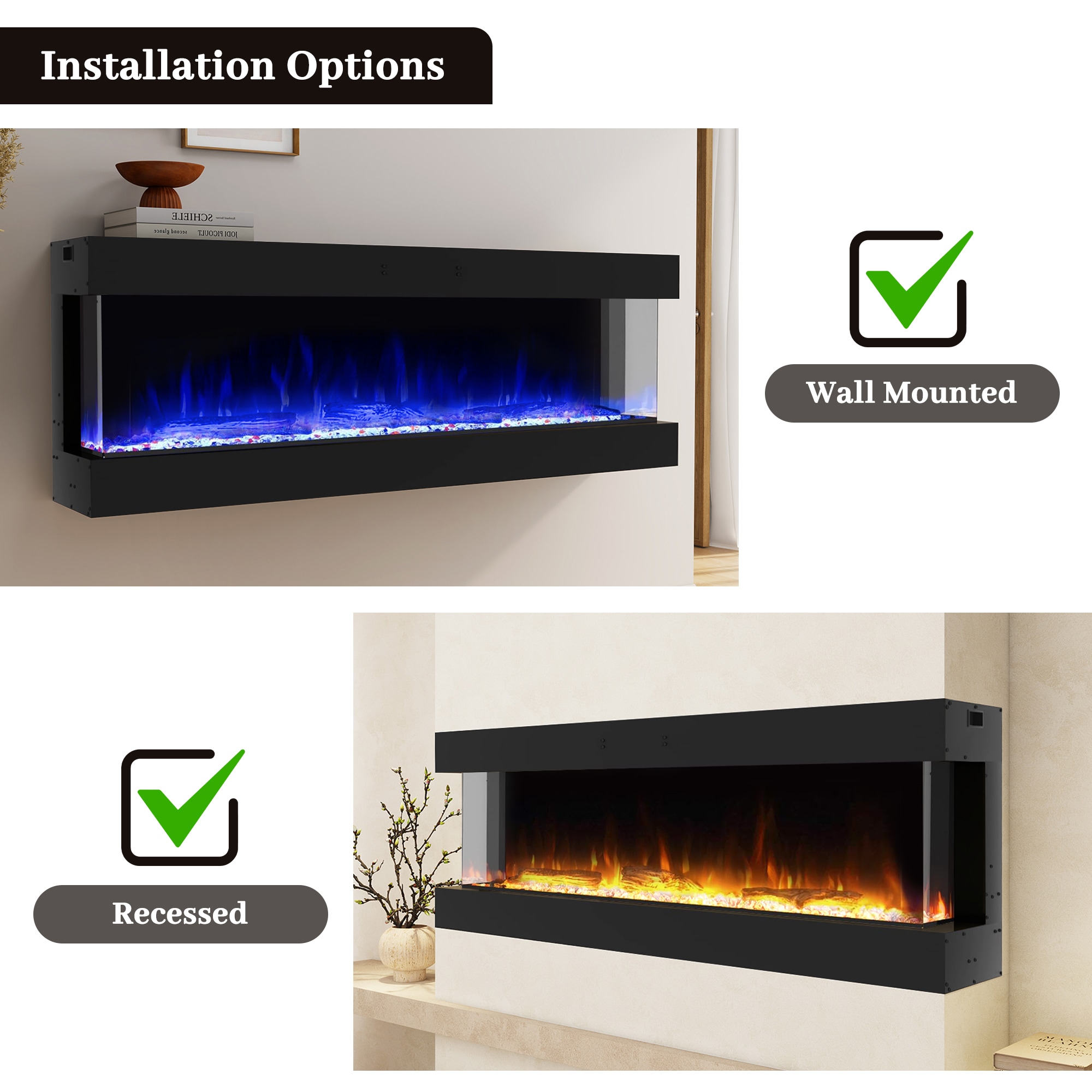Clihome CL-0433STS72 Electric-Fireplaces - View #16