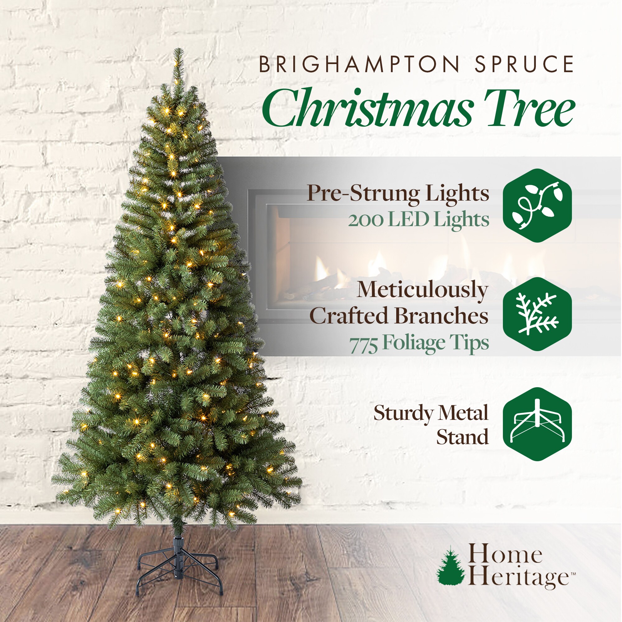 Home Heritage 398468 Artificial-Christmas-Trees - View #2