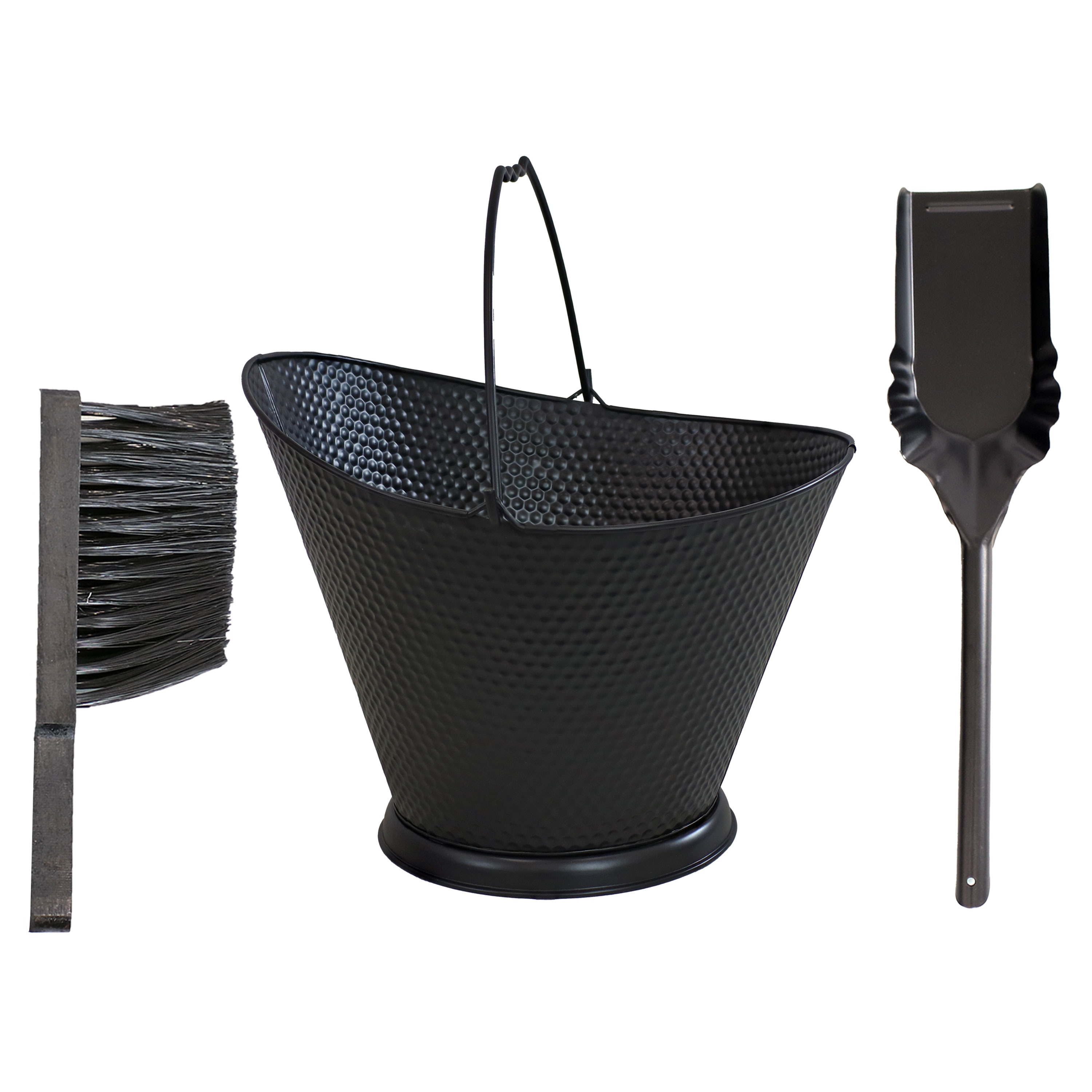 Sunnydaze Decor CFT-697 3 -Piece Iron Fireplace Tool Set