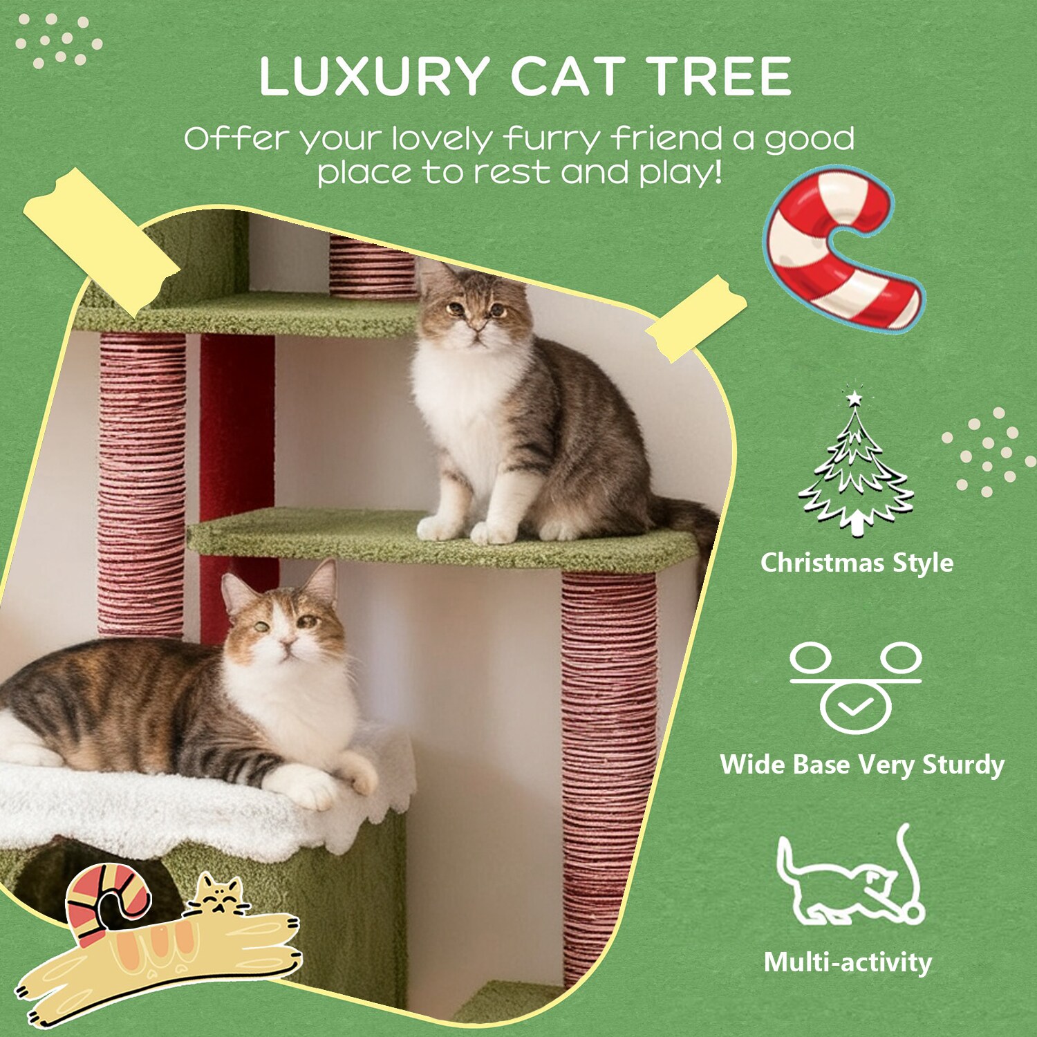 LOVMOR SF-M-W243P382868 Cat-Trees - View #2