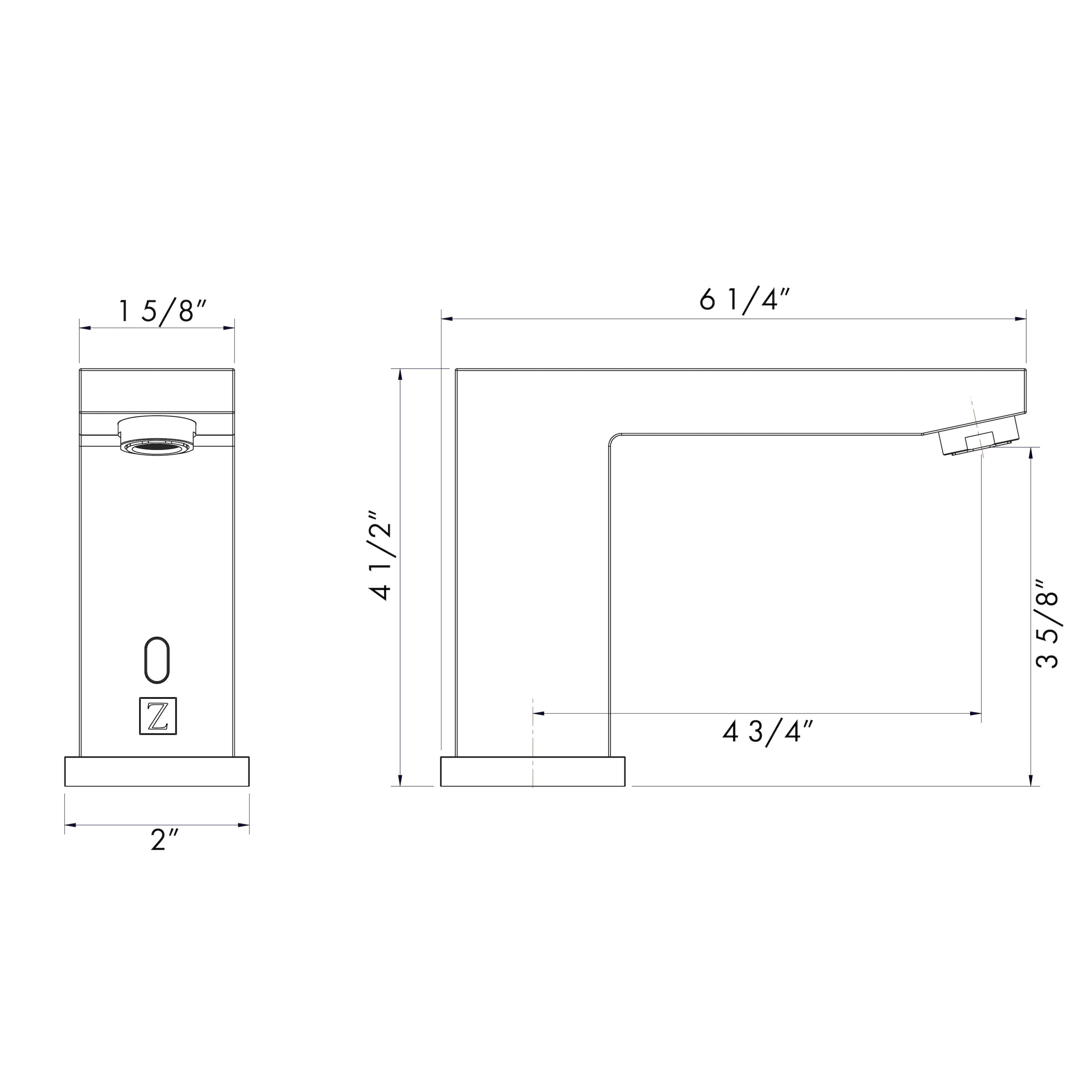 ZLINE KITCHEN & BATH BLS-BFS-BN Roman-Tub-Faucets - View #5