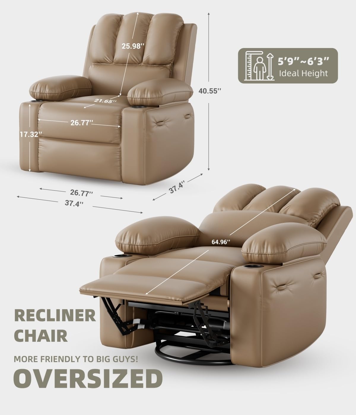 Qeetex LHF-SF-PHO-338474UQ Sofas-Loveseats - View #3