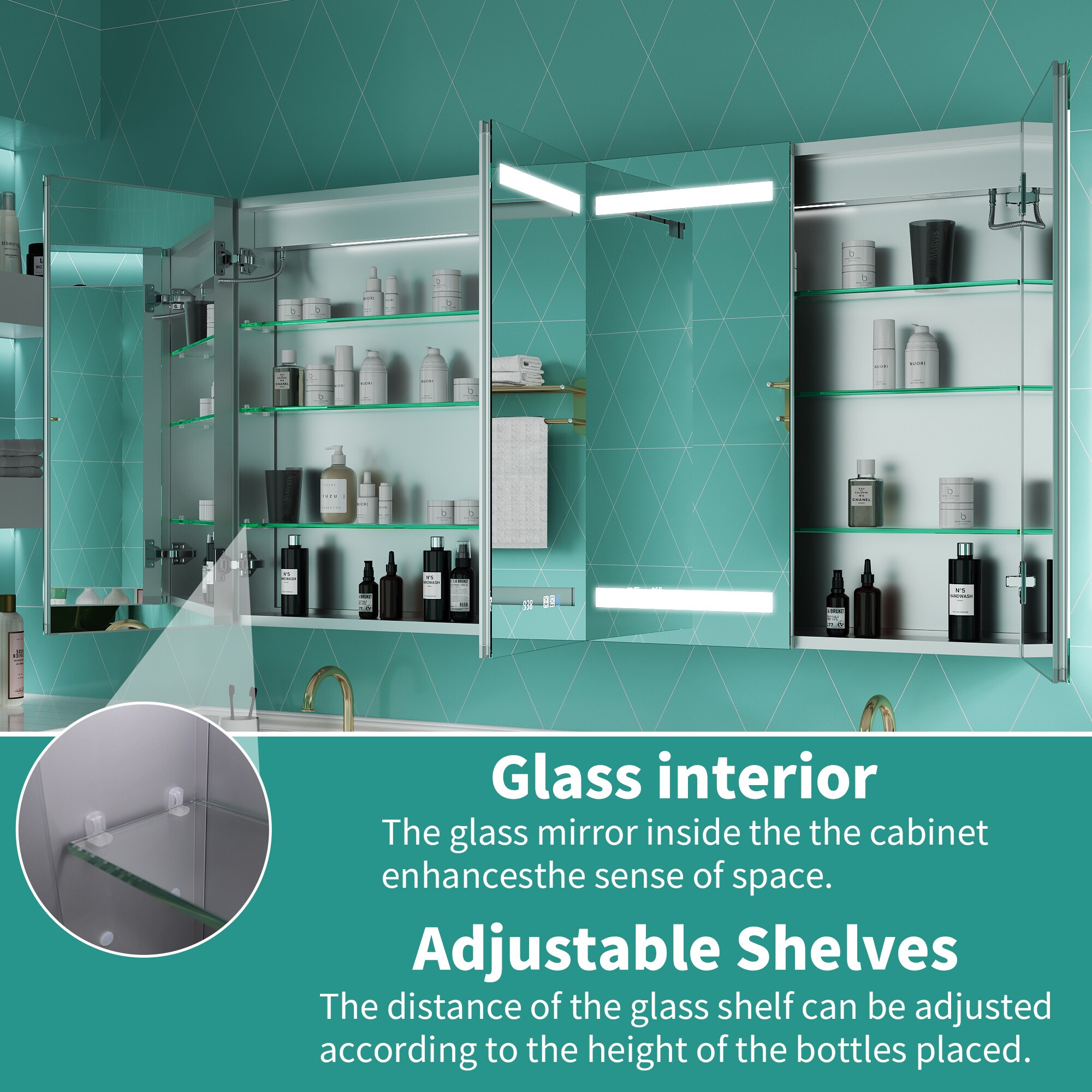 ExBrite 2430V3LV3R1226XD2 Bathroom-Medicine-Cabinets - View #6