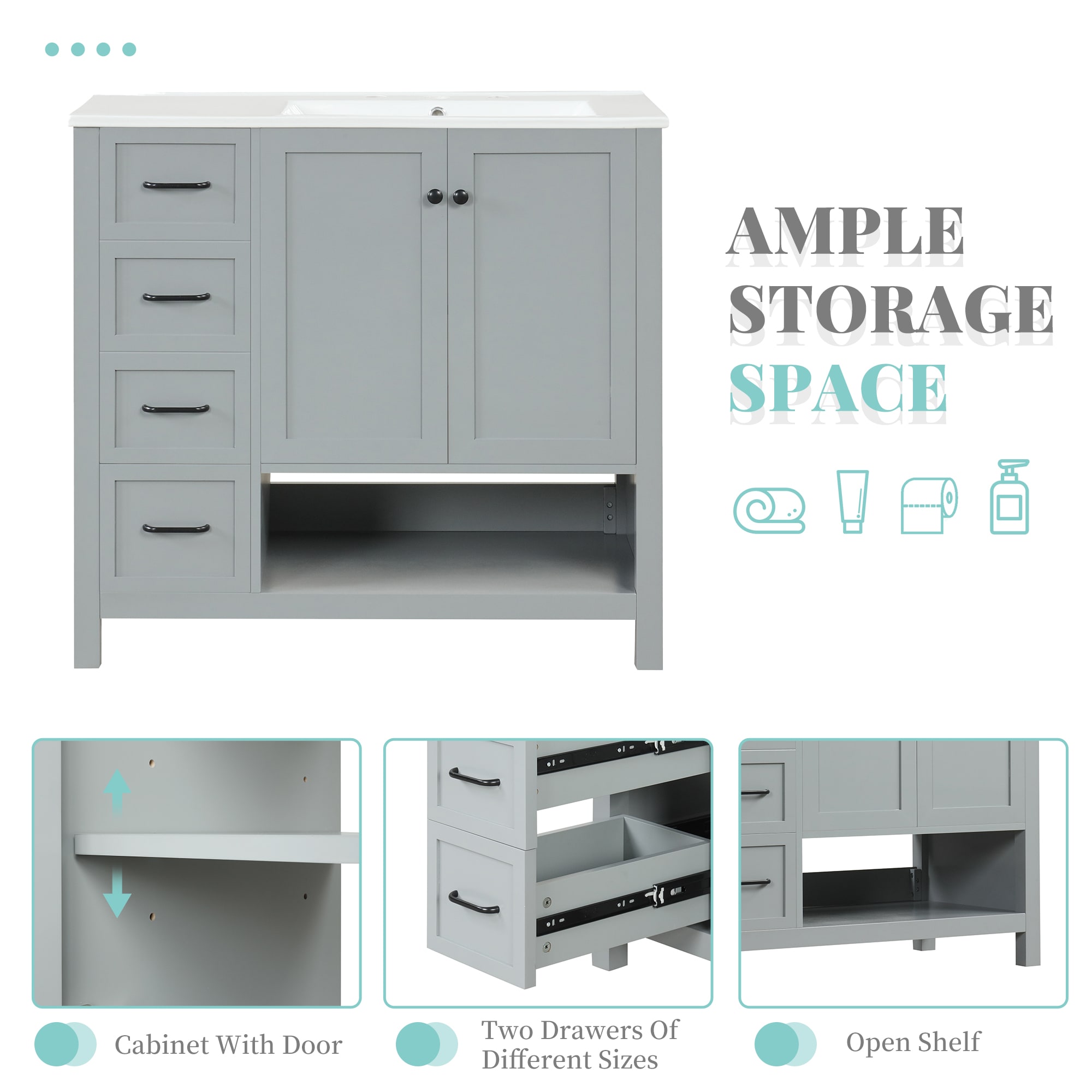 ModernLuxe L3P-N725P245278E Bath-Vanity-Combo - View #5