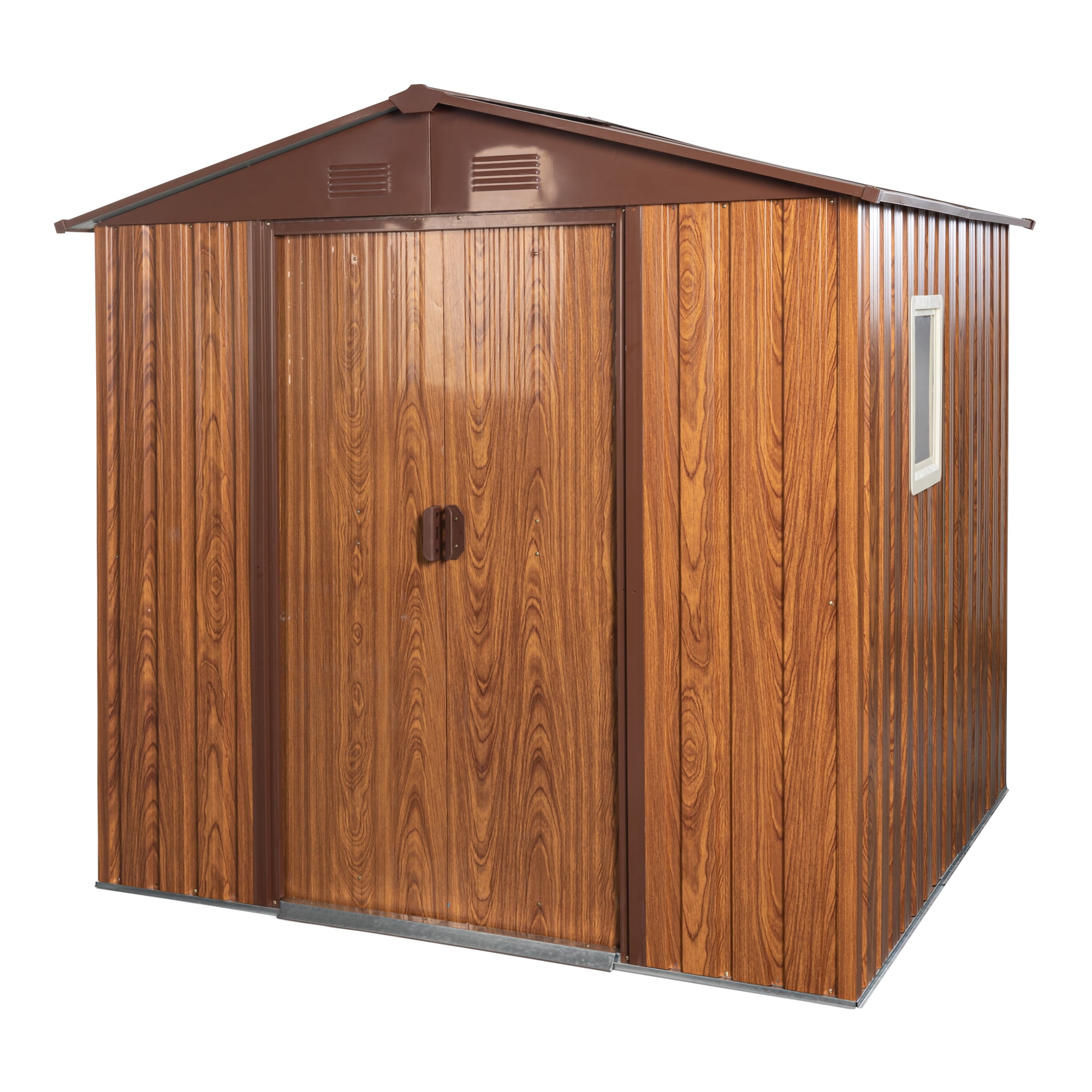 Clihome CL-WC5416BW 6-Feet x 6-Feet Galvanized steel Storage Shed
