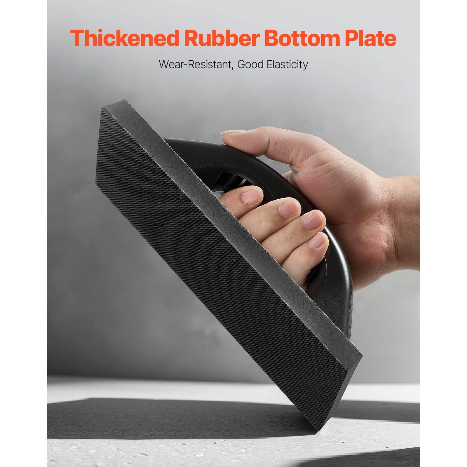 GIVIMO 9-in Rubber Grout Float Tile Grout Tool with D-Handle and ...