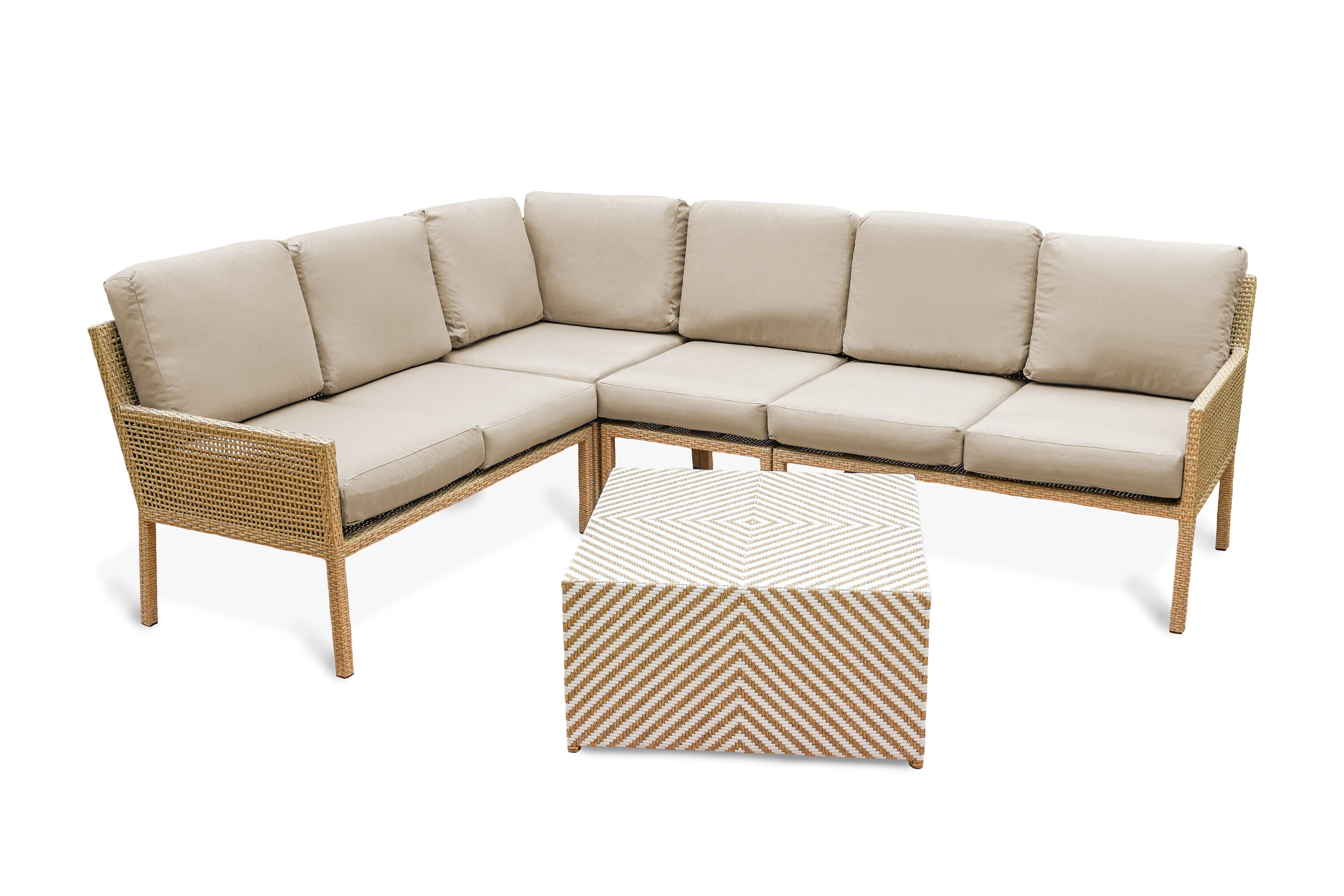 Leisure Made 139475-TAN Patio-Sofas-Daybeds - View #6