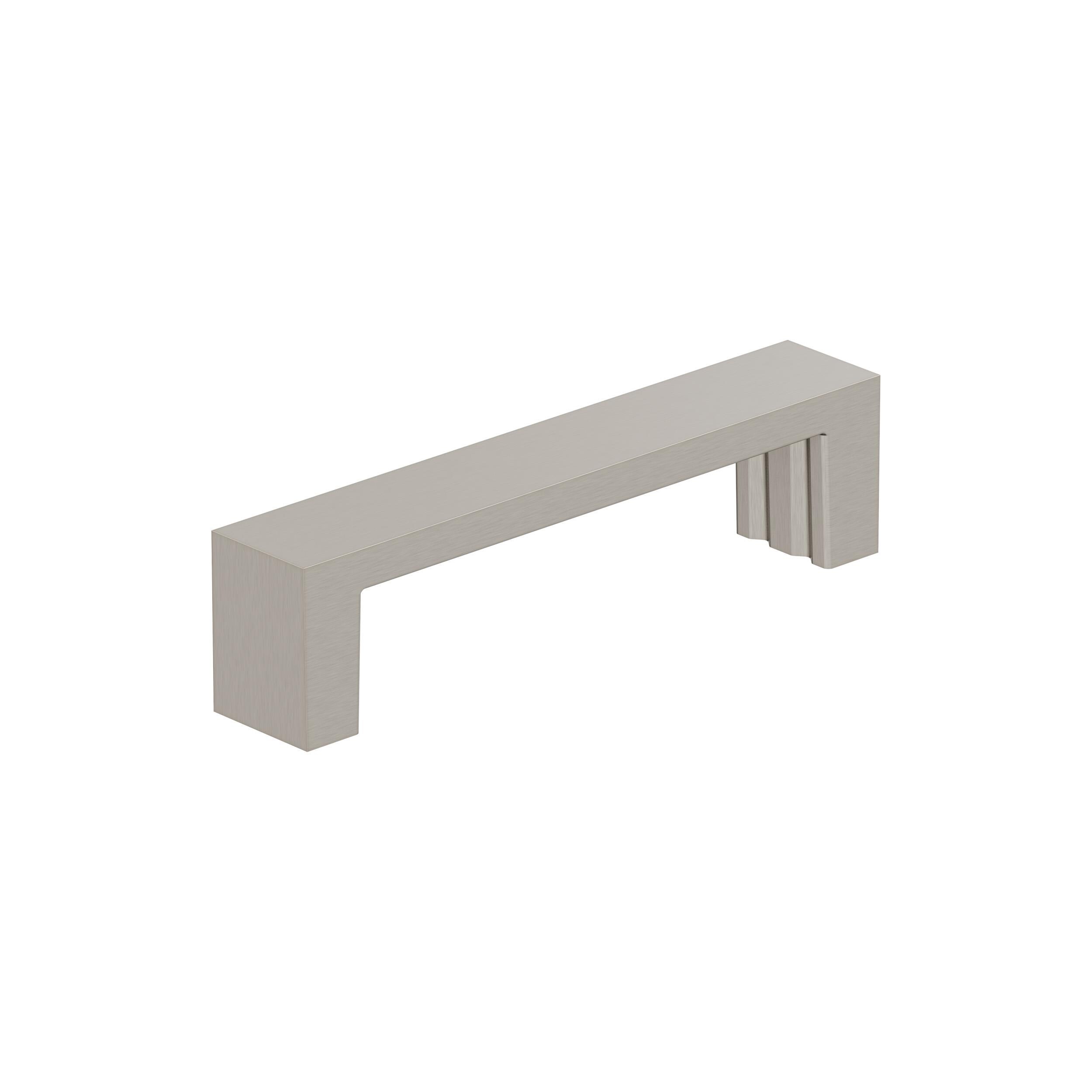 Amerock 10VMP37151G10 Augment 3-3/4-in , 96mm Center to Center Satin Nickel Rectangular Bar 10 -Pack