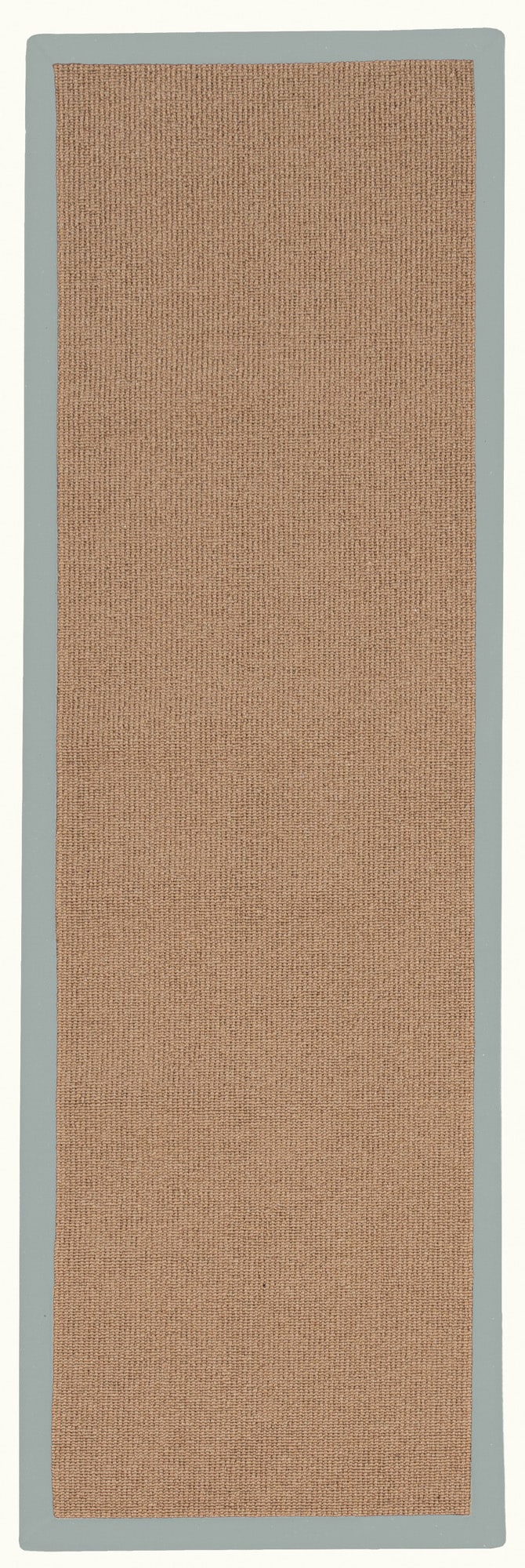Linon RUG-AT030928 Athena 3 X 8 (ft) Wool Cork/Blue Wool Indoor Border Runner Rug