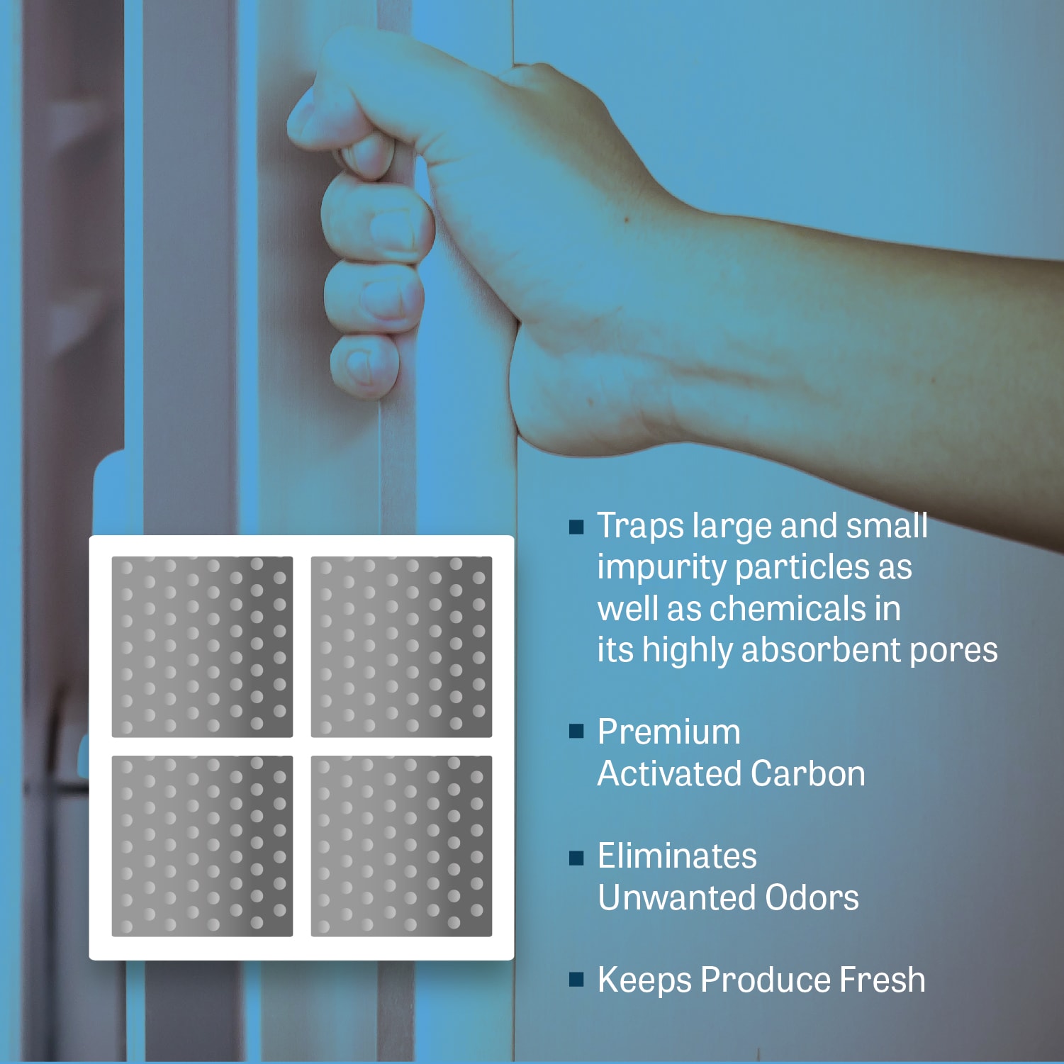 3 Pcs Refrigerator Air Filter Fresh Air Filter Air Filter Replacement Fridge  Accessories For Lg Refrigerators Lt120f/ Kenmore Elite 469918 Refrigerat