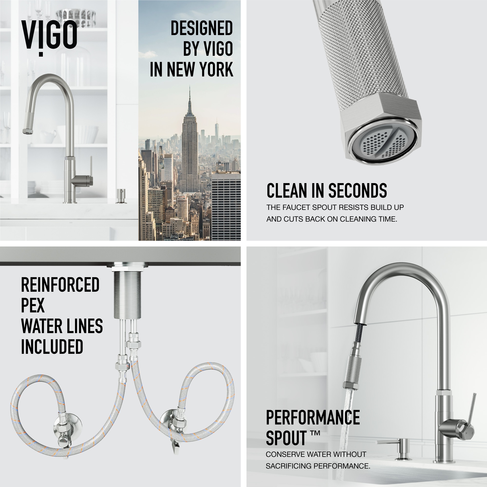 VIGO VG02035STK2 Kitchen-Faucets - View #7