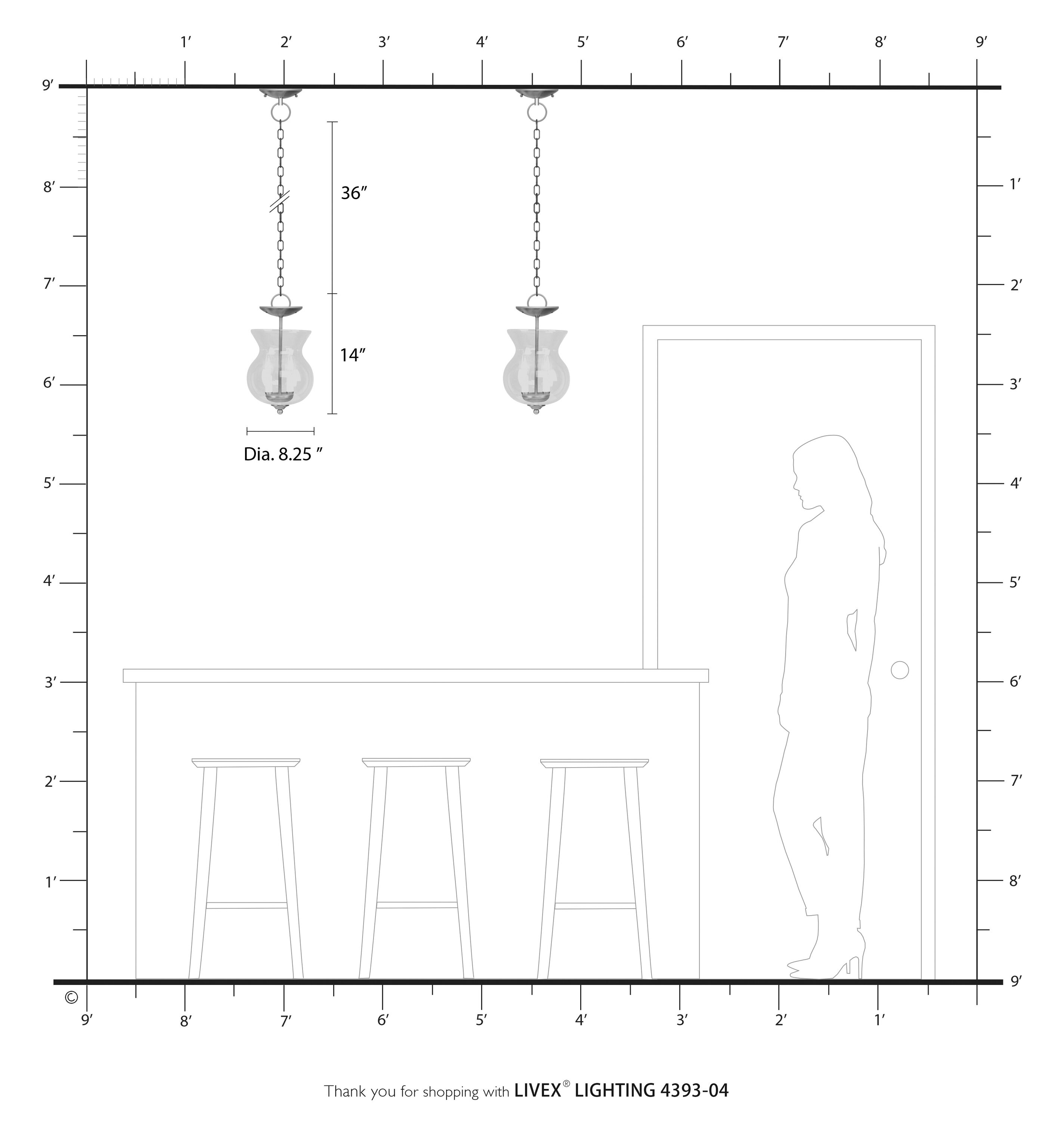 Heritage Black Mini Pendant with Clear Glass Shade