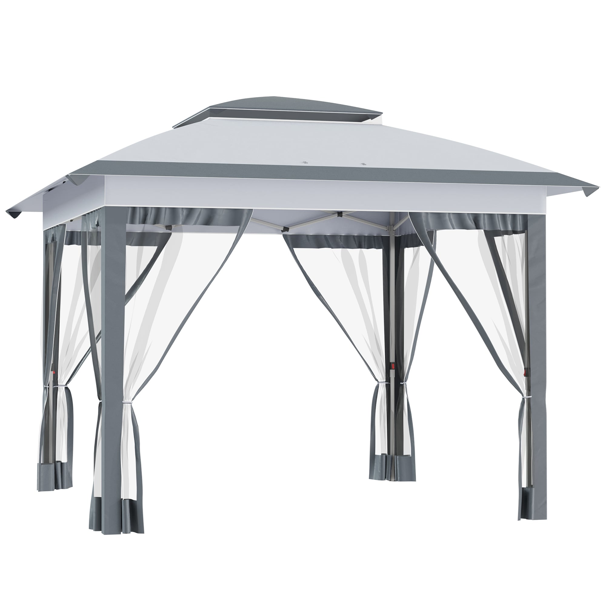 Kahomvis AOS-QP109-262 11.7-Feet x 11.7-Feet Square Gray Pop-up canopy