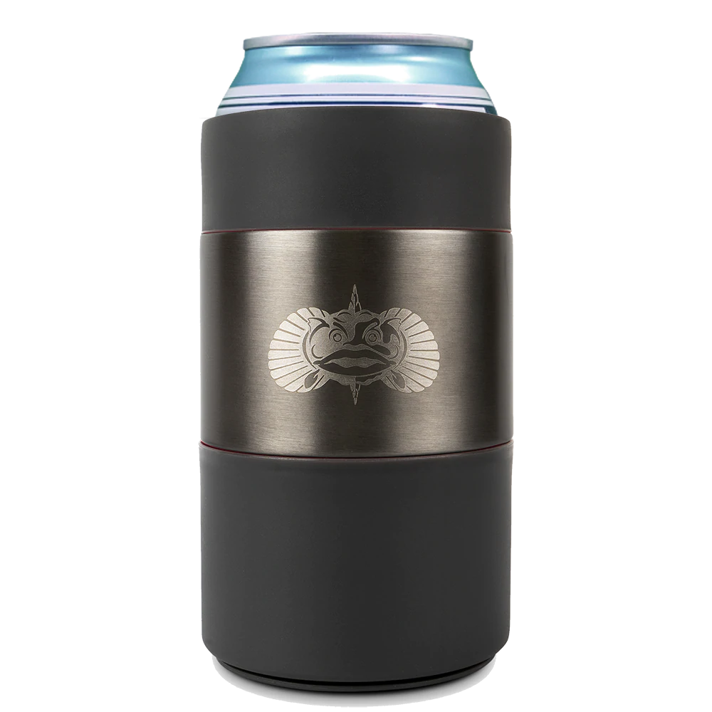 HOST Stay-Chill Beer Cozy Insulated Can Cooler Tumbler - Double Walled  Stainless Steel Beer Can Insulator Holder for Slim Sized Cans - Space Gray