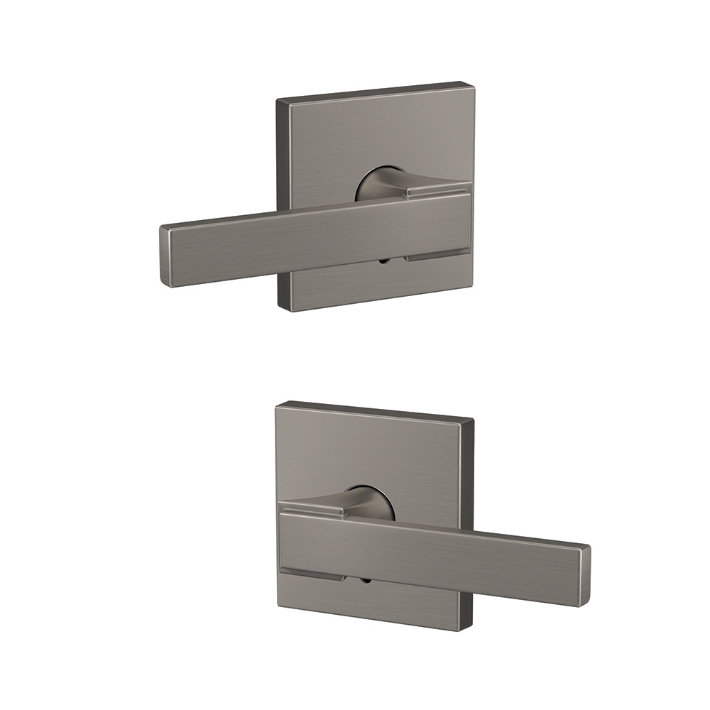 Schlage FC172 NBK 619 COL Custom Northbrook - Collins Satin Nickel Interior Hall/Closet Dummy Door Handle