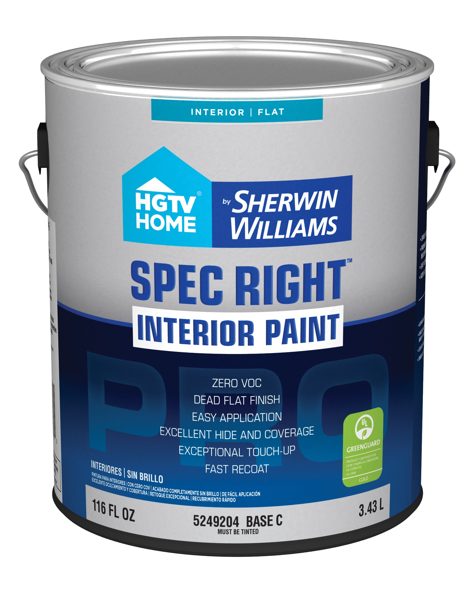 HGTV Home by Sherwin-Williams Ceiling Flat Interior Paint - White - 1 Gal