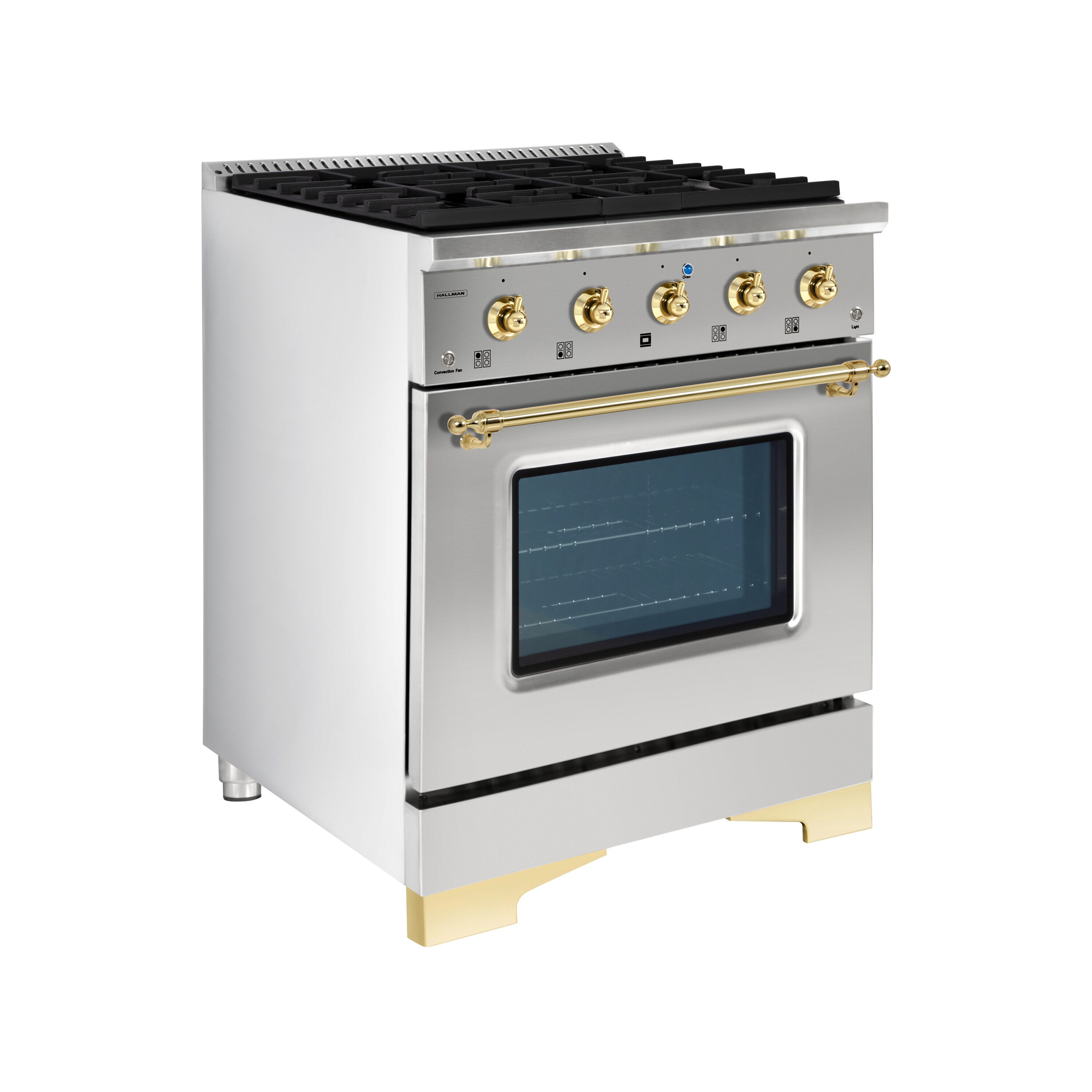Hallman HCLRDF30BSSS Dual-Fuel-Ranges - View #3