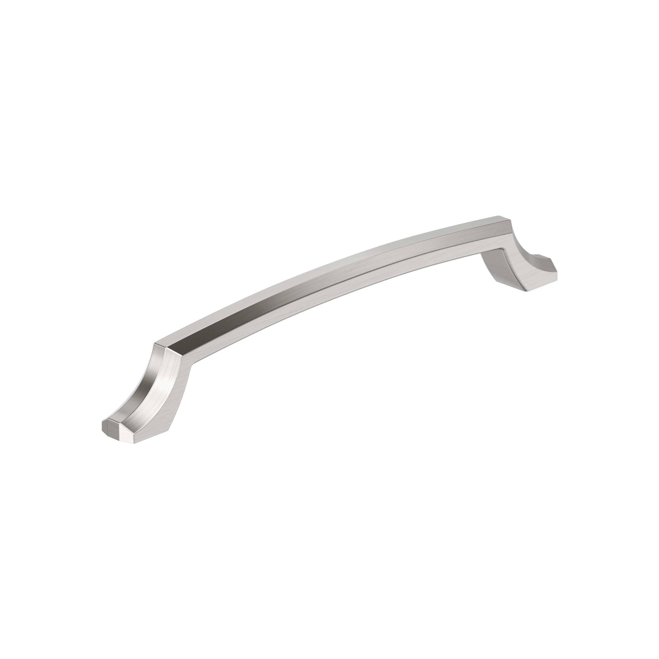 Amerock BP36711G10 Bellamy 7-9/16-in , 192mm Center to Center Satin Nickel Arch Handle