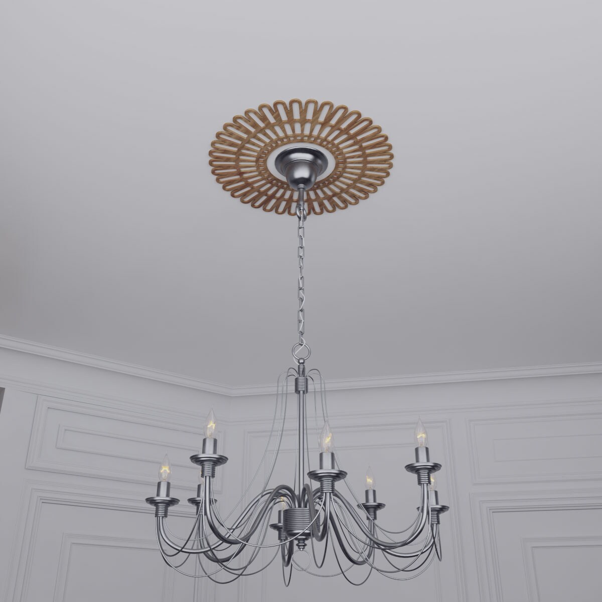 Ekena Millwork CMWP24X0250CRWA Ceiling-Medallions - View #11