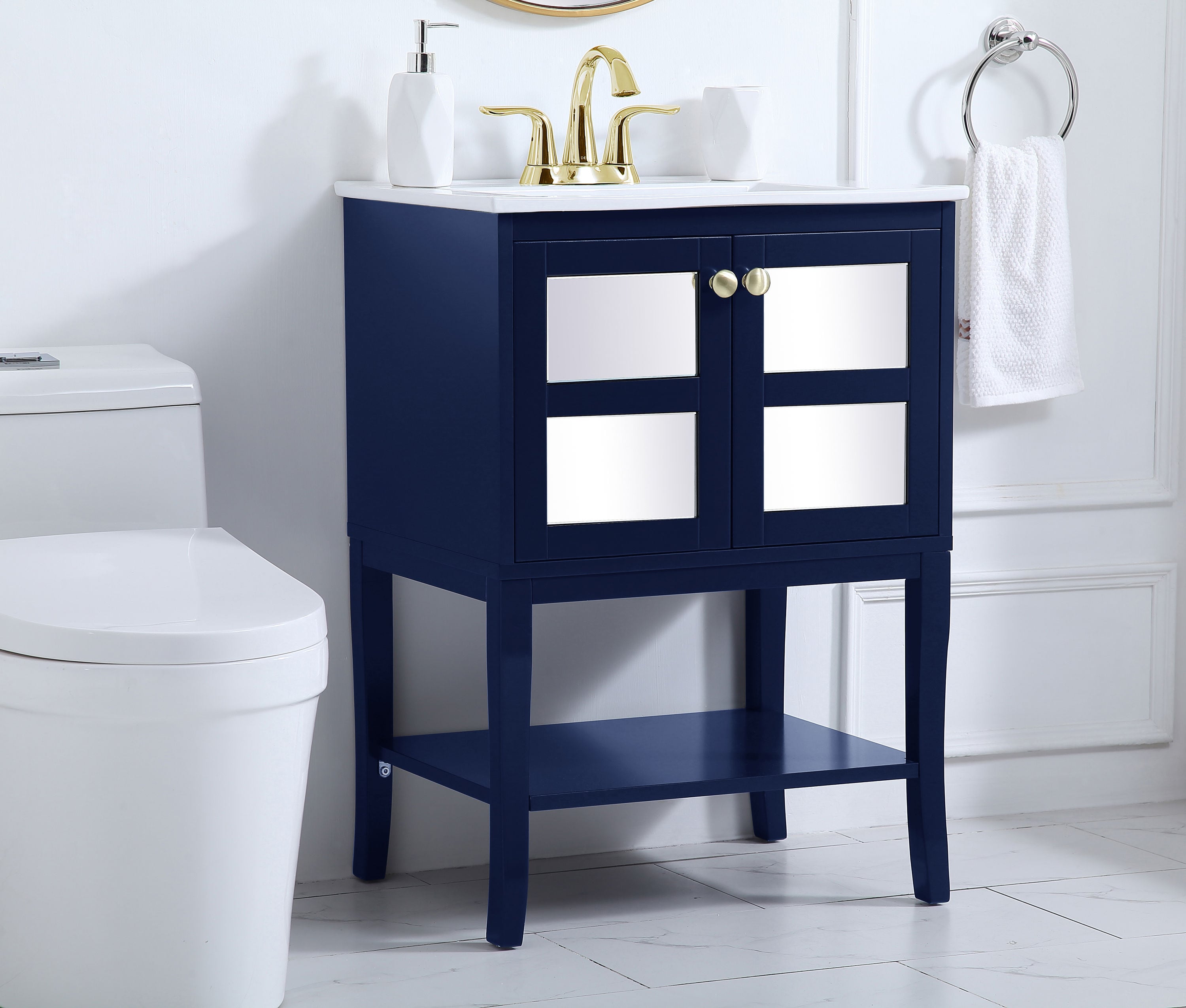 Elegant Decor HF6303MRBL Bath-Vanity-Combo - View #3