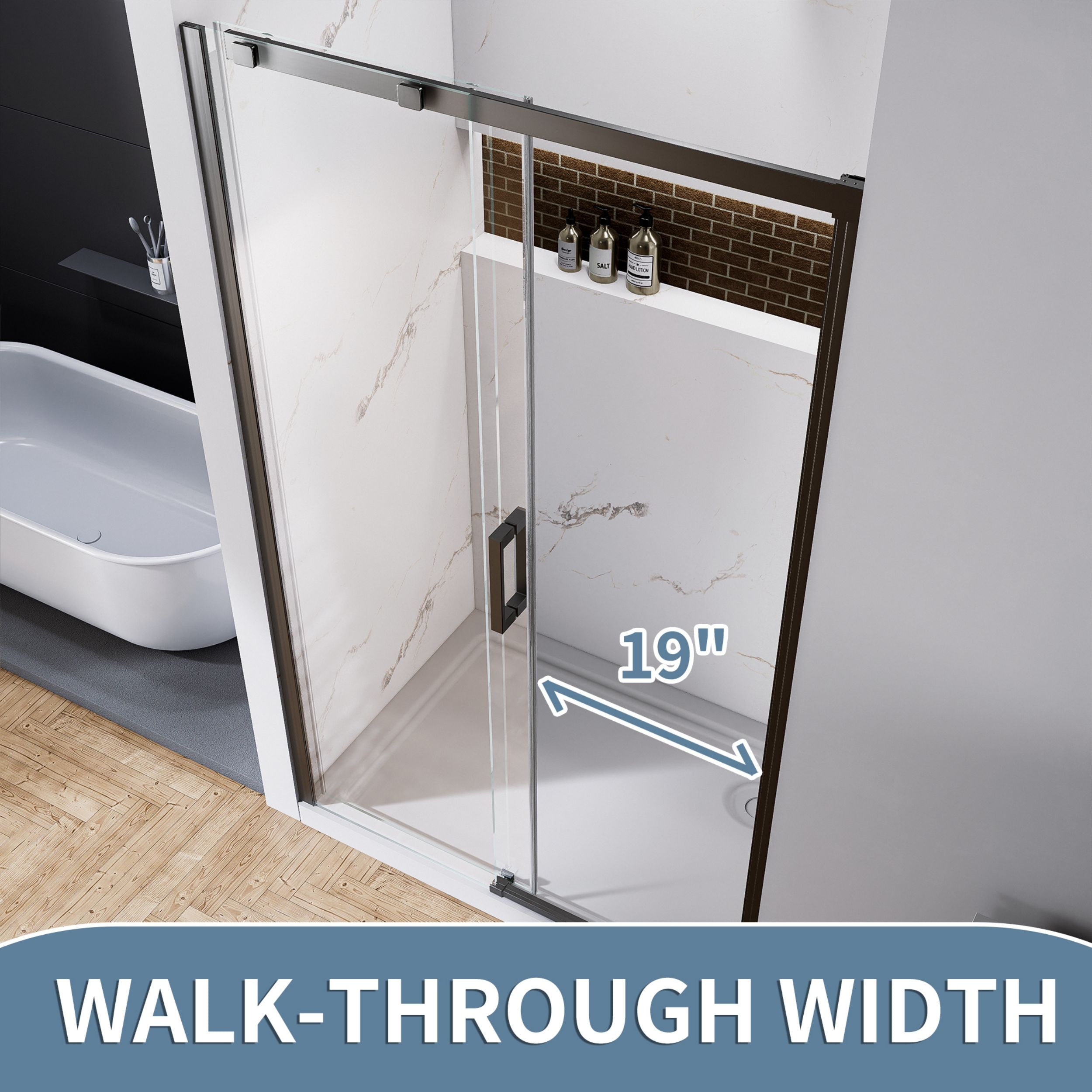 WELLFOR QPZ-TL10W Shower-Doors - View #7