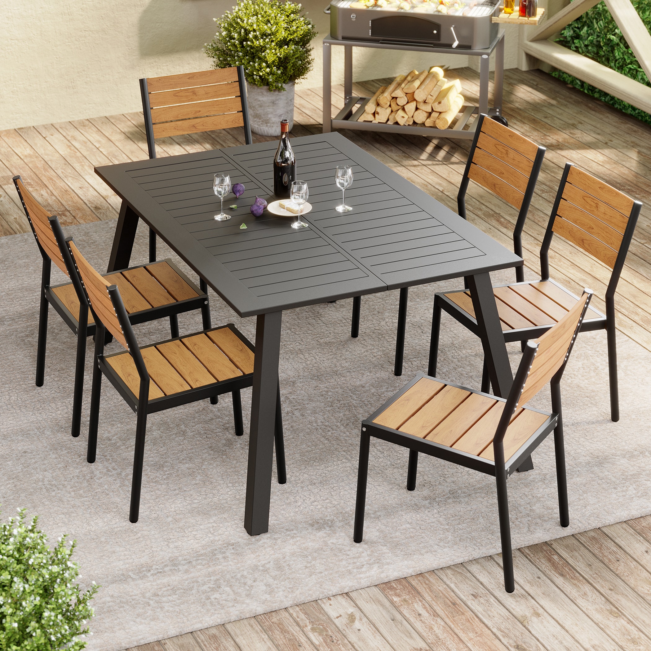 Crestlive Products CL-DC037BRN-2 Patio-Chairs - View #2